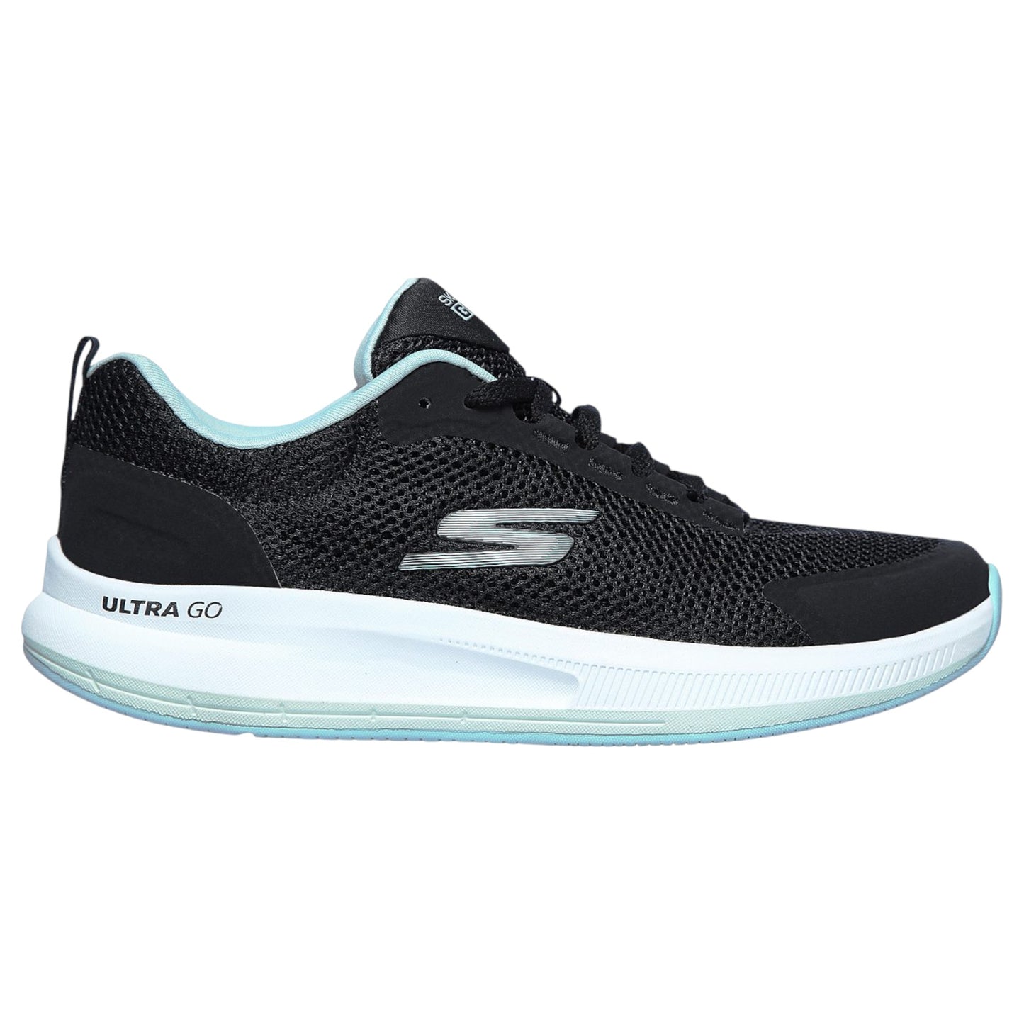 Womens Skechers Go Run Pulse Validate Athletic Shoes Black