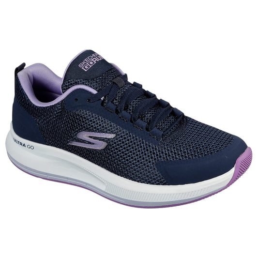 Womens Skechers Go Run Pulse Validate Athletic Shoes Navy/Purple