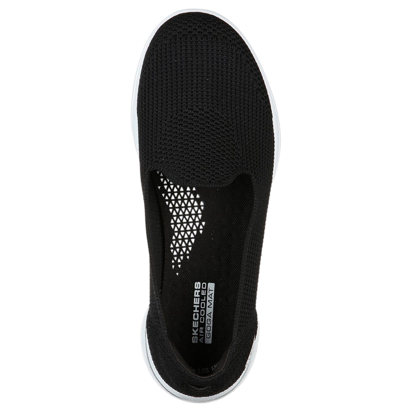 Womens Skechers Go Walk 5 - Blessed Athletic Shoes Black/White