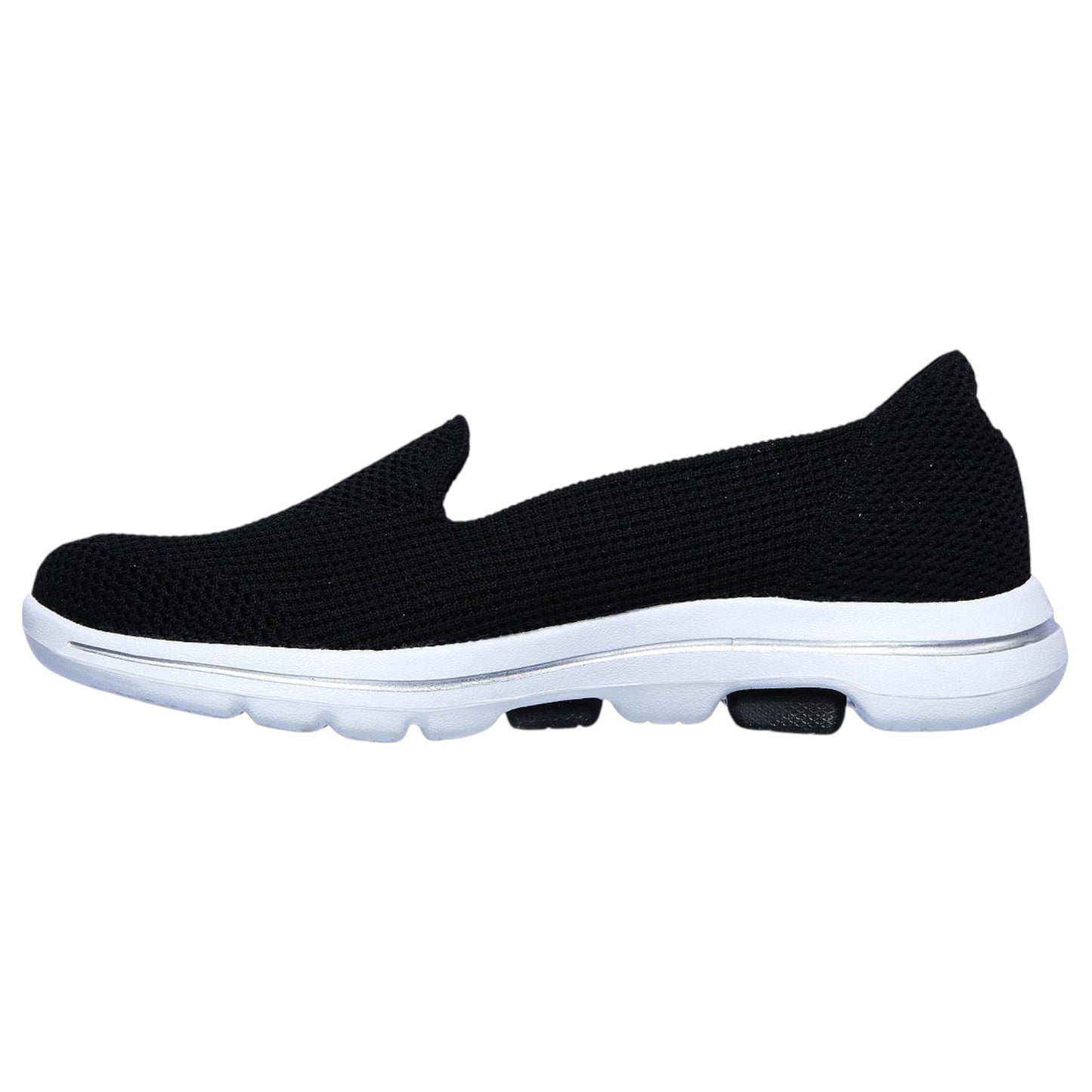 Womens Skechers Go Walk 5 - Blessed Athletic Shoes Black/White