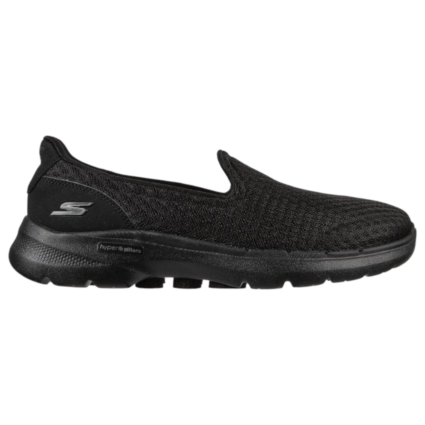 Womens Skechers Go Walk 6 - Big Splash Shoes Black/Black
