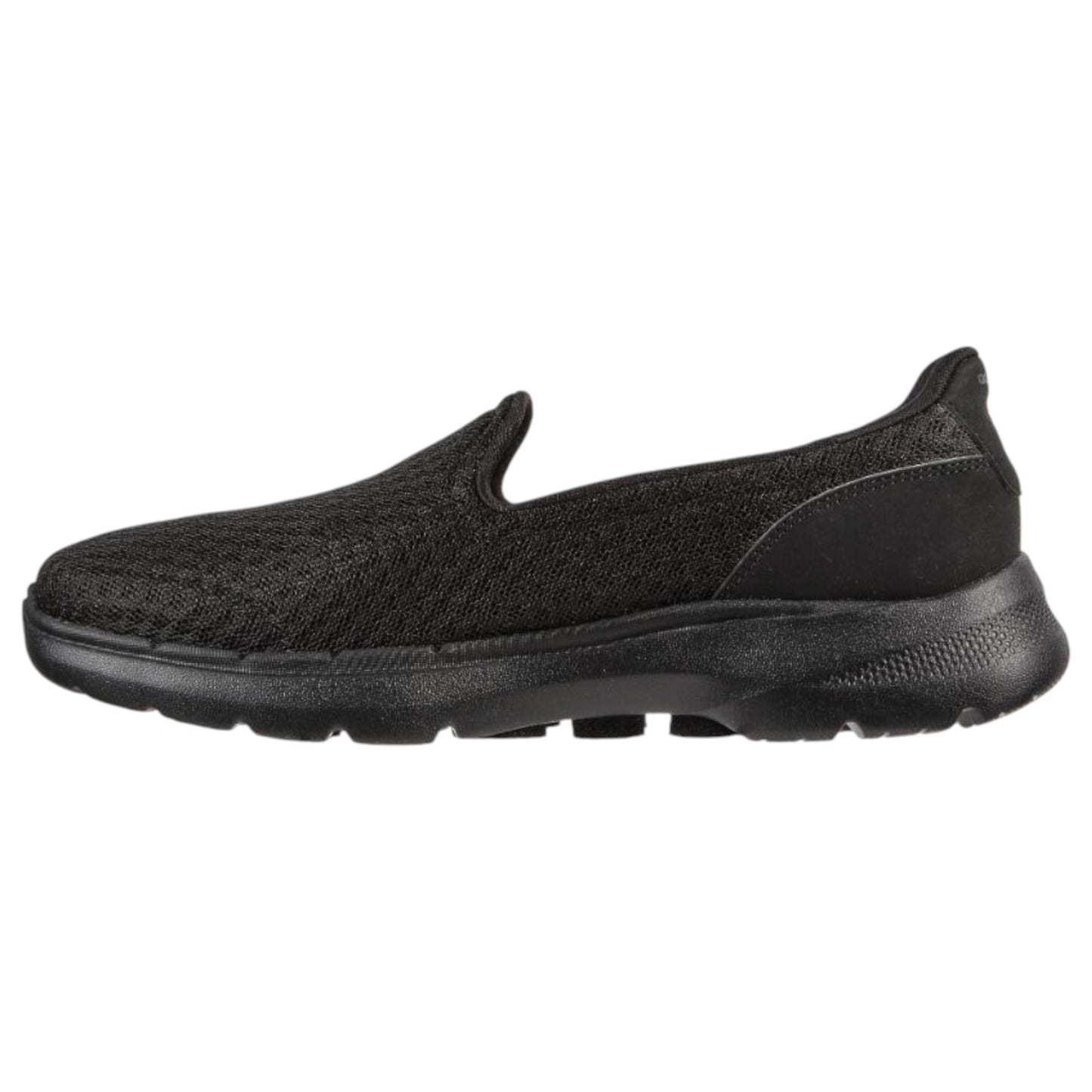 Womens Skechers Go Walk 6 - Big Splash Shoes Black/Black