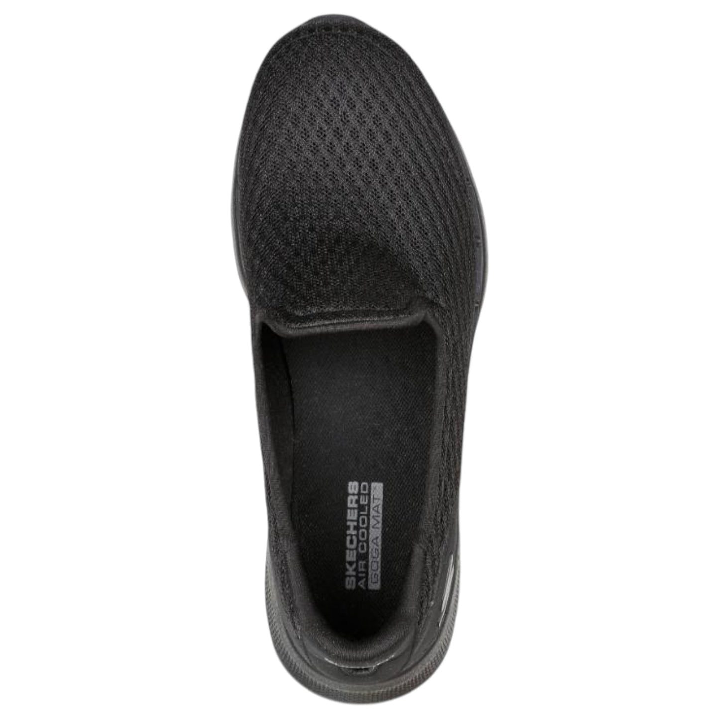 Womens Skechers Go Walk 6 - Big Splash Shoes Black/Black