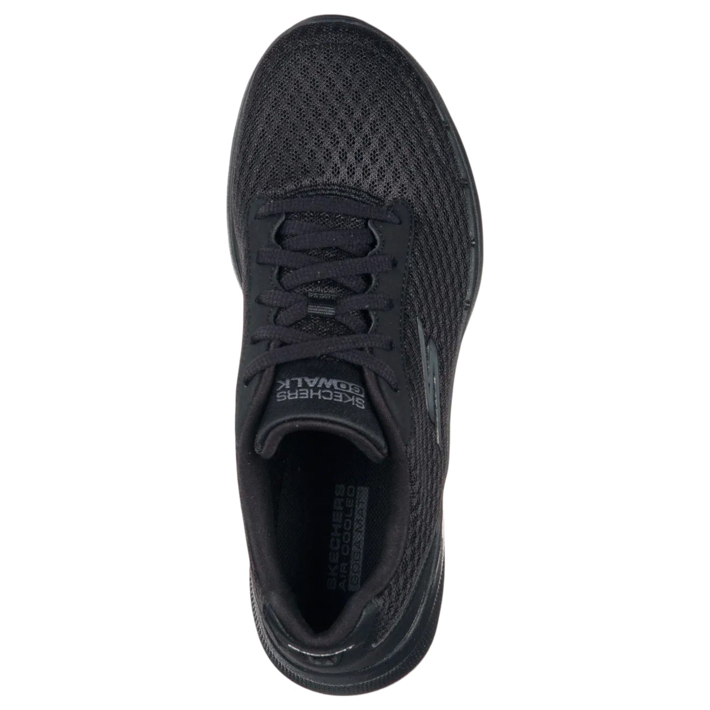 Womens Skechers Go Walk 6 - Iconic Vision Shoes Black/Black