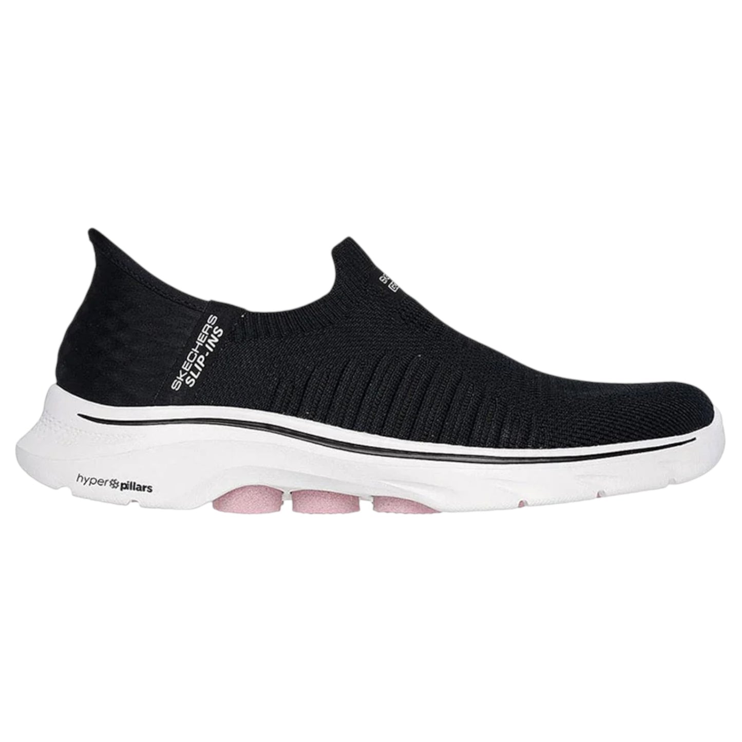 Womens Skechers Go Walk 7- Dalya Athletic Shoes Black/Pink