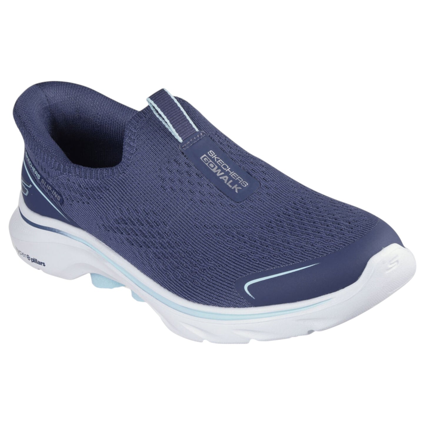 Womens Skechers Go Walk 7 - Sarai Shoes Navy/Aqua