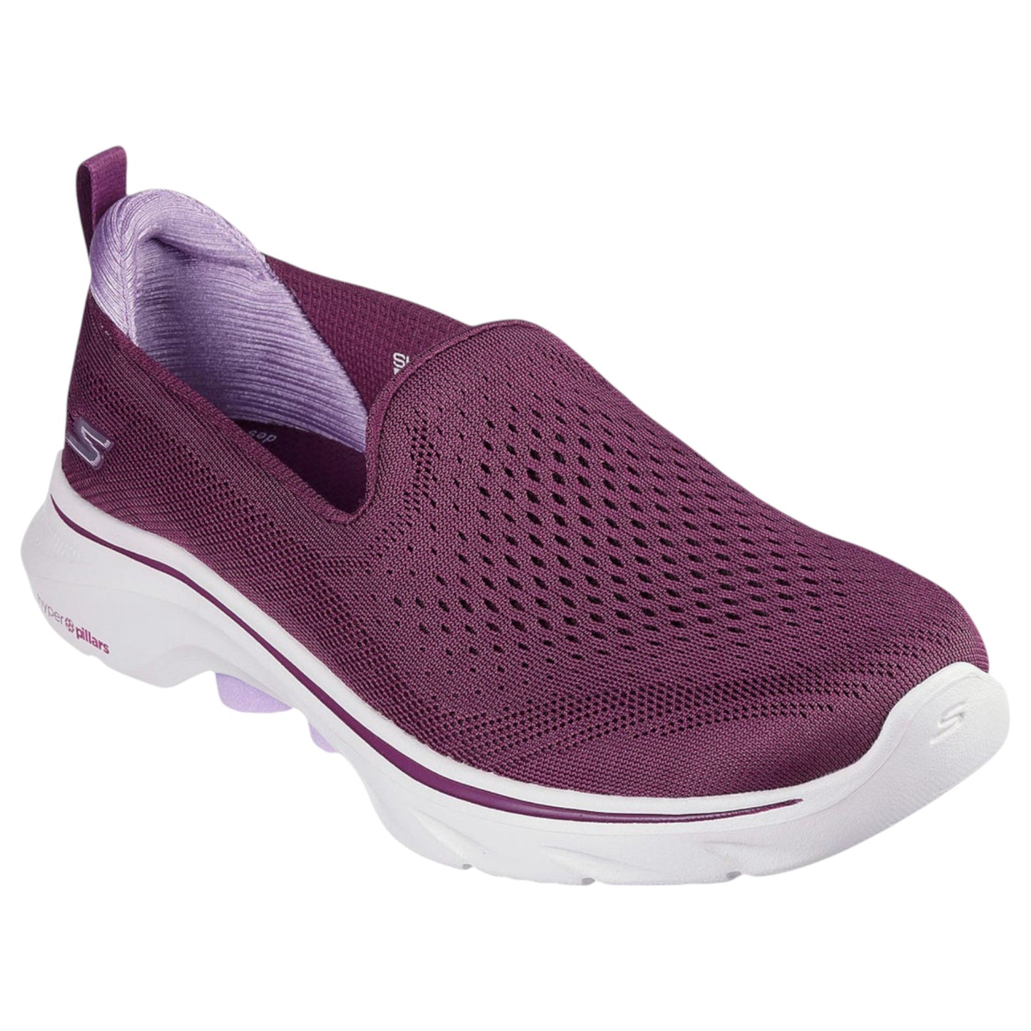 Womens Skechers Go Walk 7 - Vina Shoes Plum