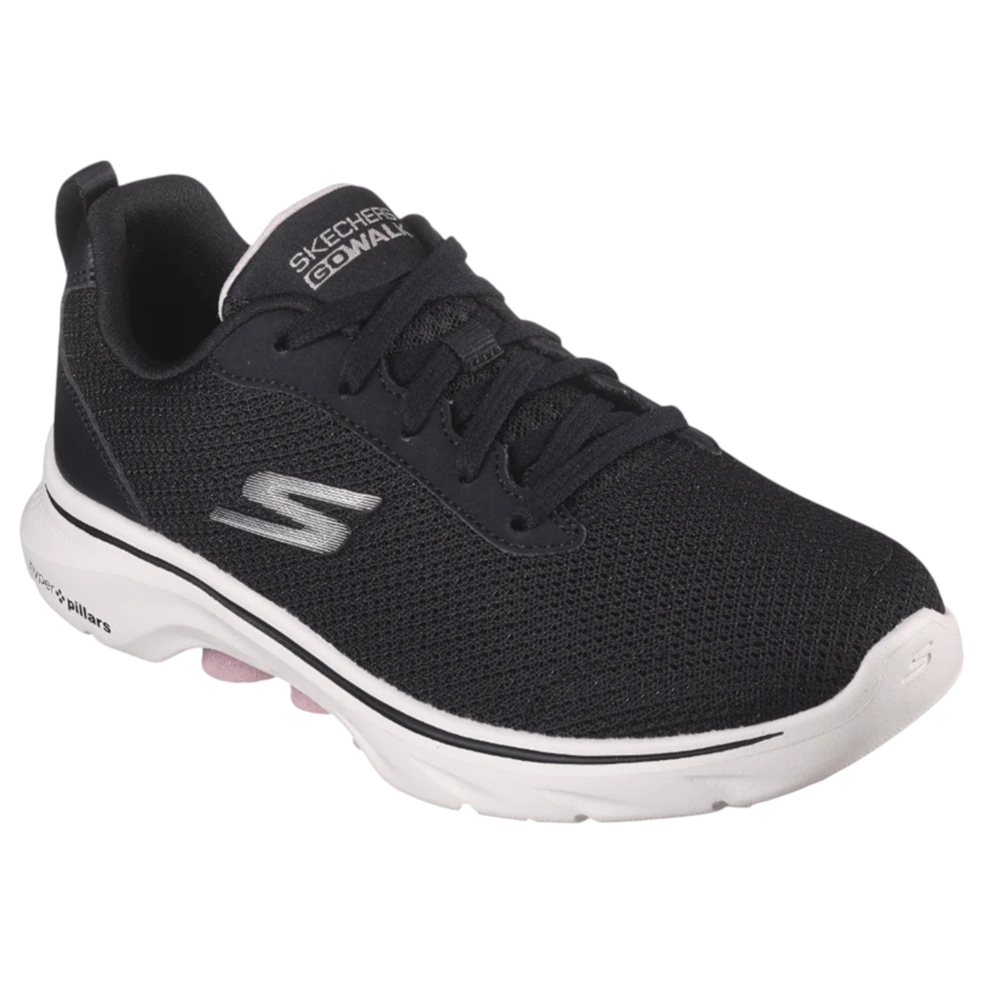 Womens Skechers Go Walk 7 - Clear Path Shoes Black/Pink $81.95 ($149.99) + more up to 45% off Zasel deals