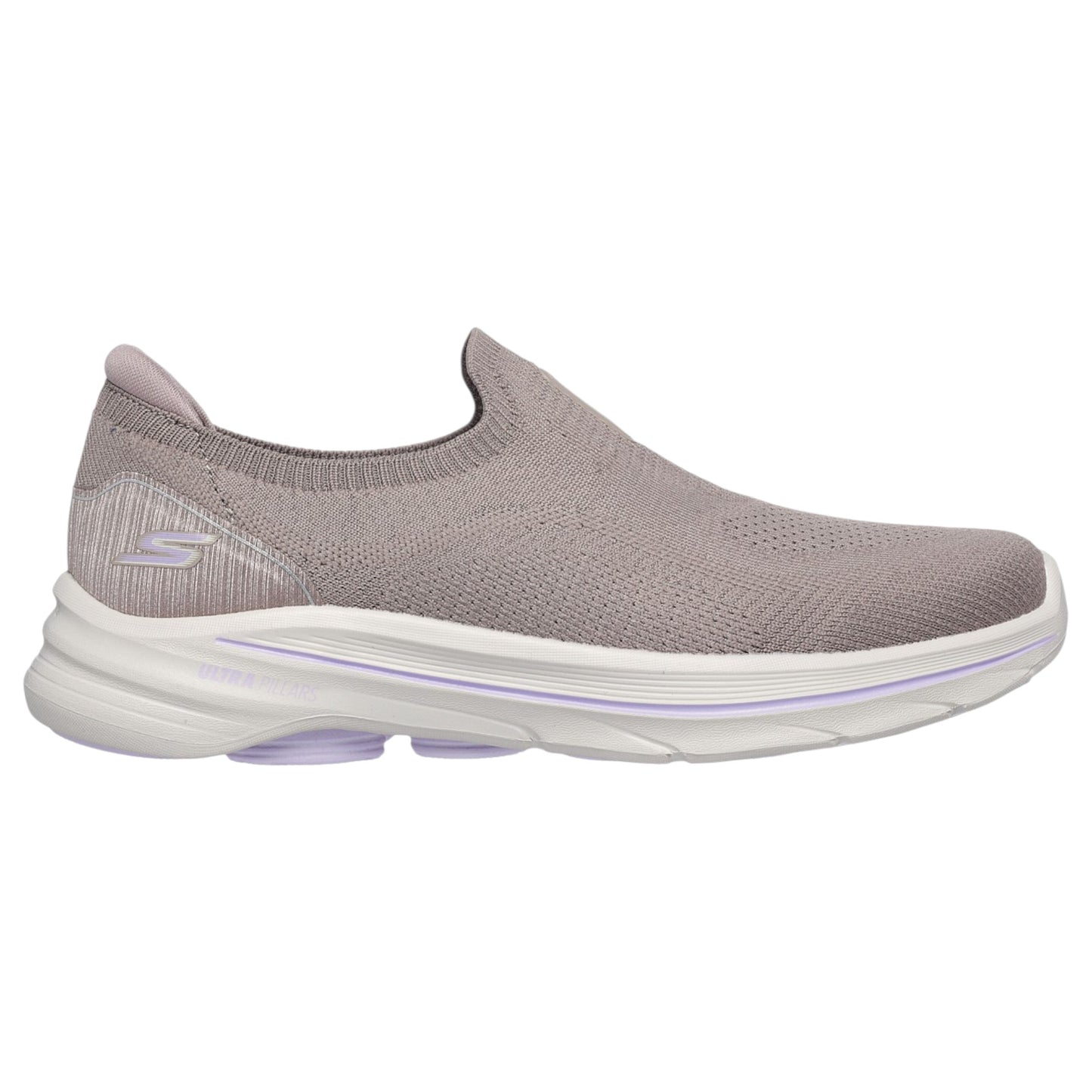 Womens Skechers Go Walk 8 - Aleena Athletic Shoes Taupe/Lavender
