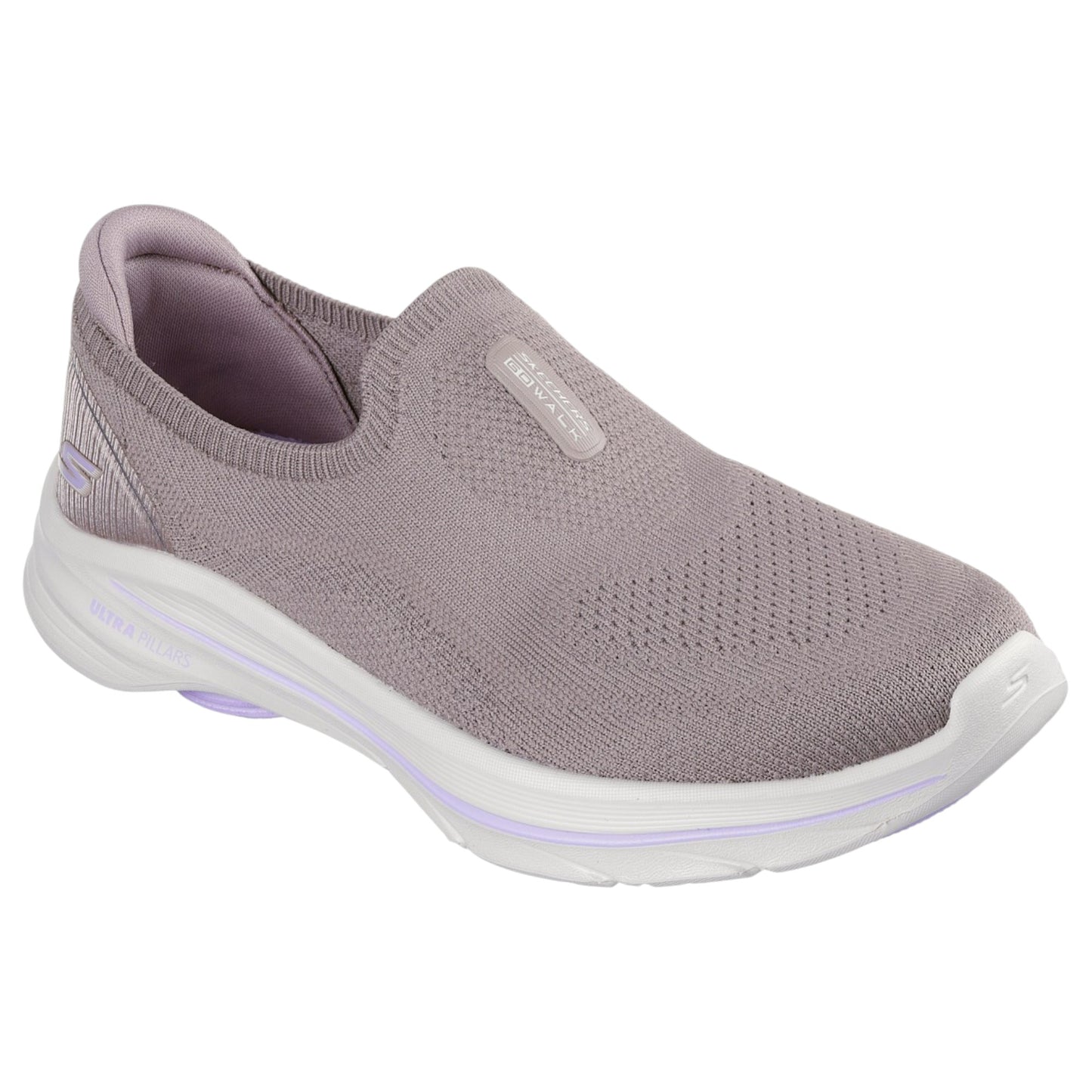 Womens Skechers Go Walk 8 - Aleena Athletic Shoes Taupe/Lavender