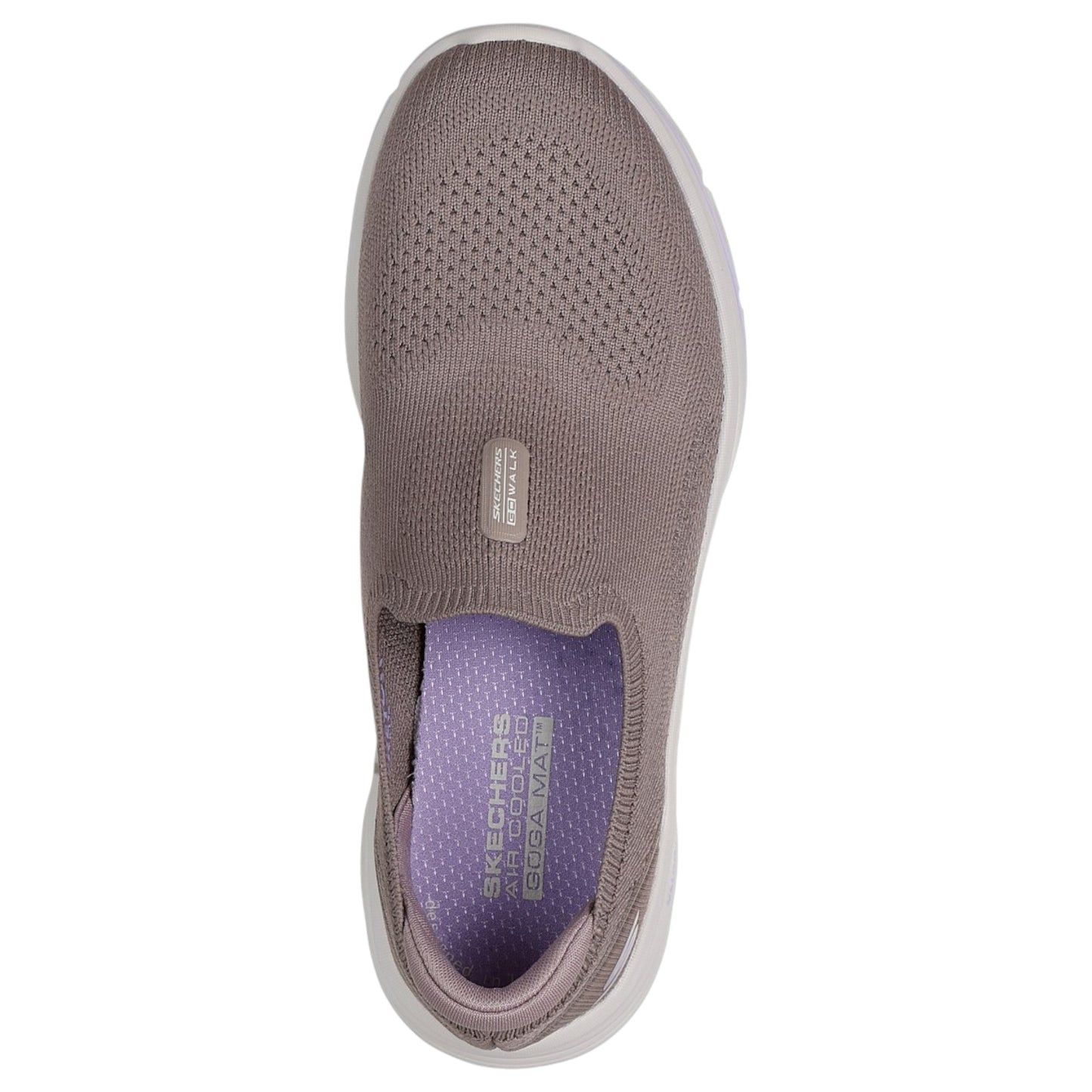 Womens Skechers Go Walk 8 - Aleena Athletic Shoes Taupe/Lavender