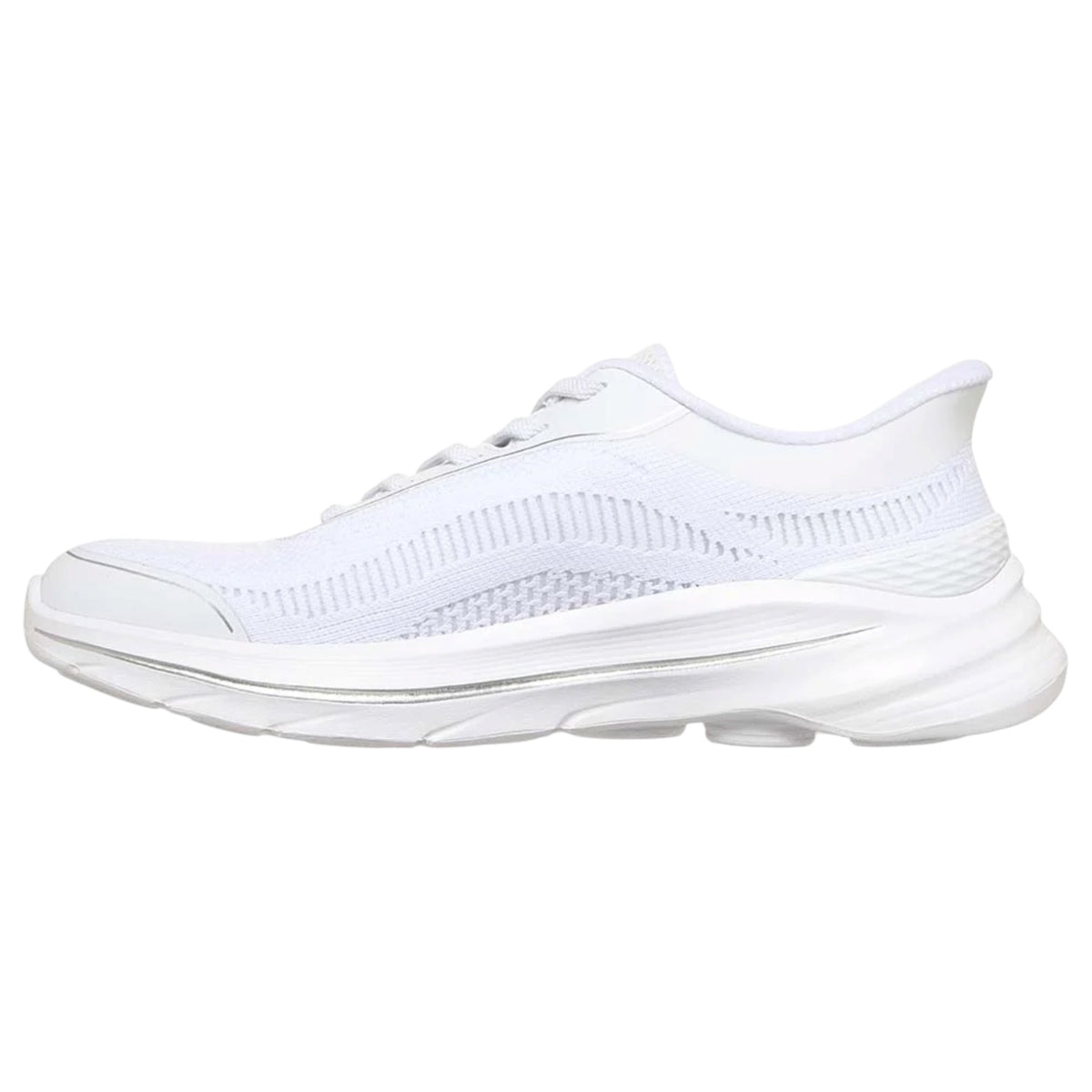Womens Skechers GO Walk 8 - Rylee Shoes White/Silver