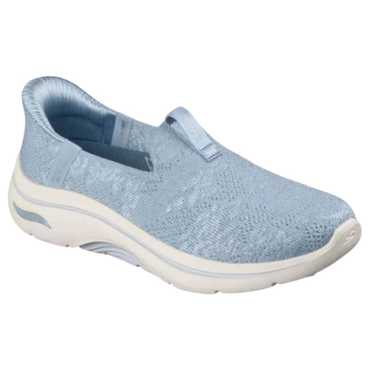Womens Skechers Martha Stewart: GO Walk Arch Fit 2.0 - Botanical Bliss Shoes Blue