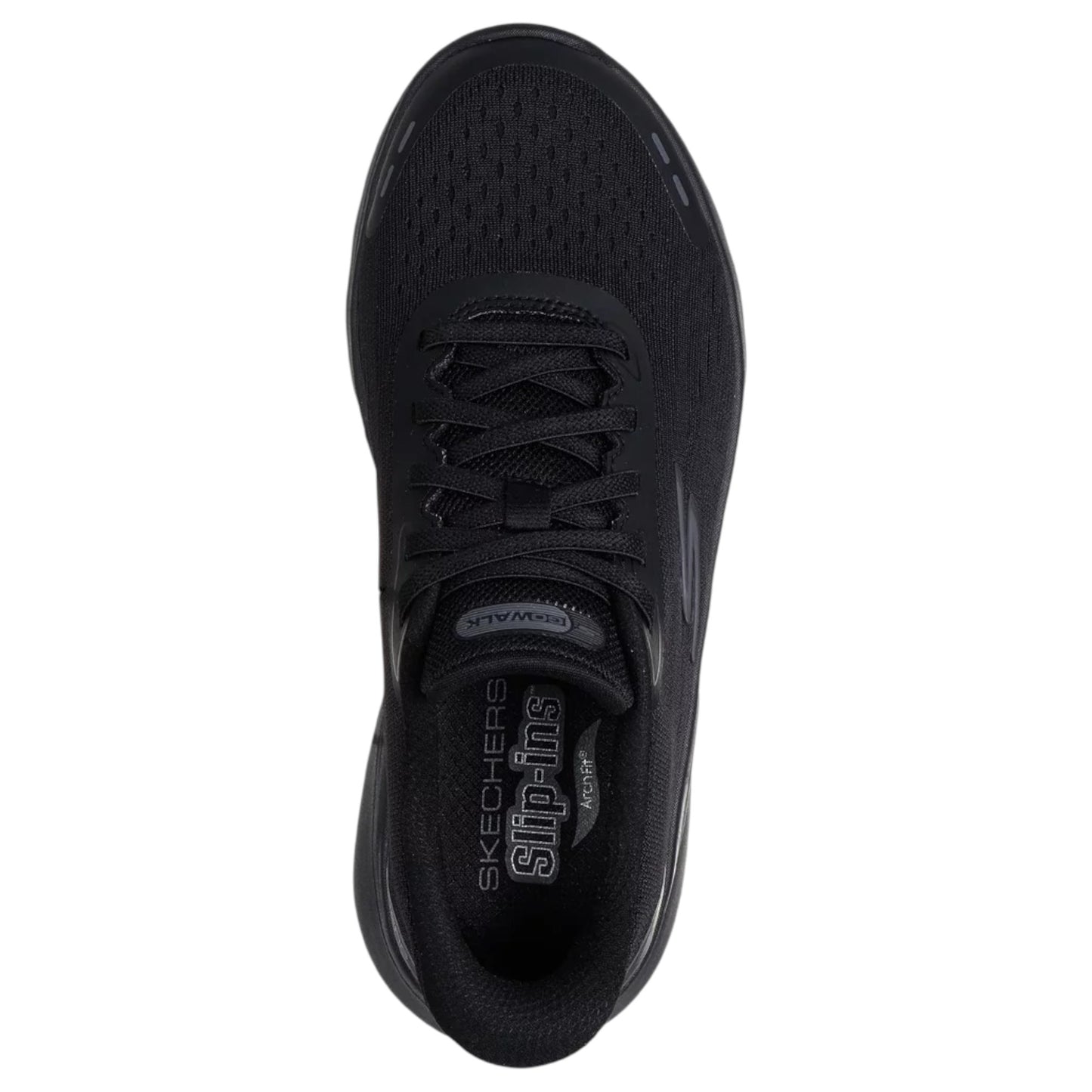Womens Skechers Go Walk Arch Fit N-Joy Athletic Shoes Black