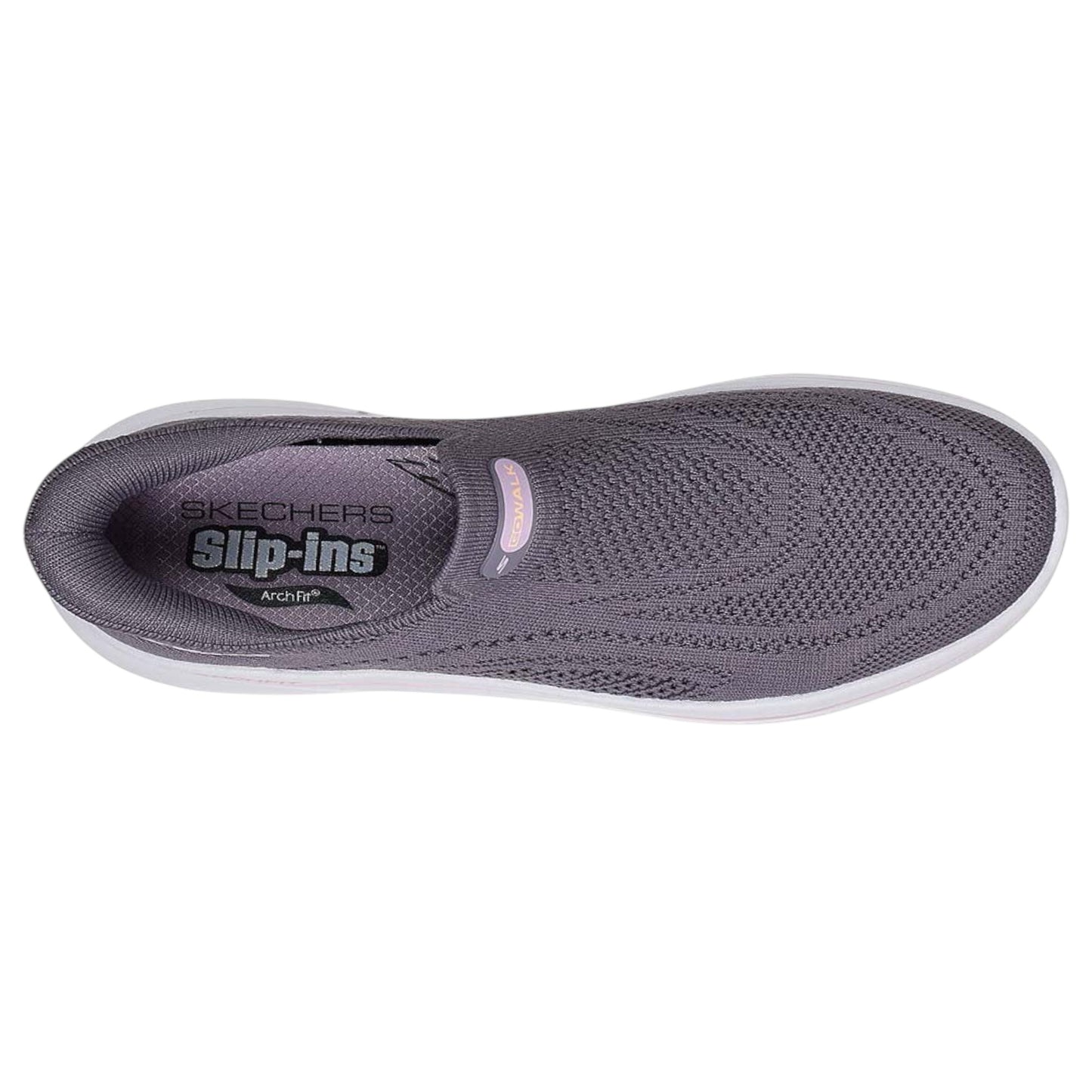 Womens Skechers Go Walk Arch Fit N-Joy Slip On Athletic Shoes Dark Mauve