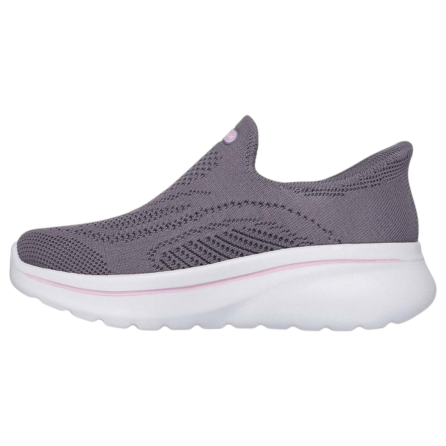 Womens Skechers Go Walk Arch Fit N-Joy Slip On Athletic Shoes Dark Mauve
