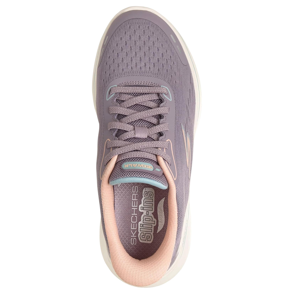 Women Skechers Go Walk Arch Fit N-Joy Shoes Mauve