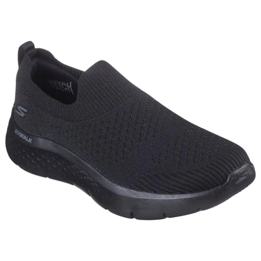 Womens Skechers Go Walk Flex - Elani Shoes Pitch Black