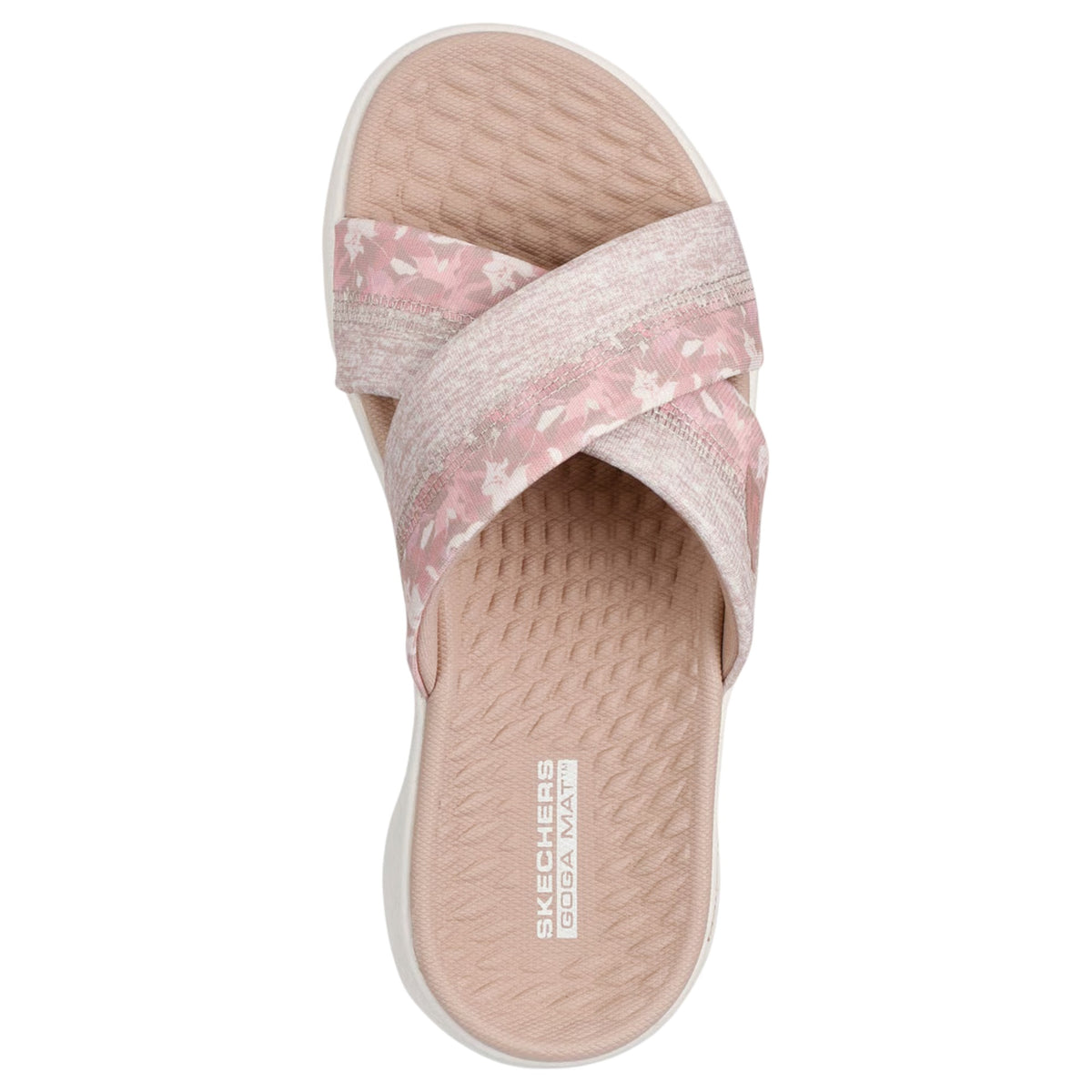 Womens Skechers GO Walk Flex - Elsa Sandal Taupe Multi