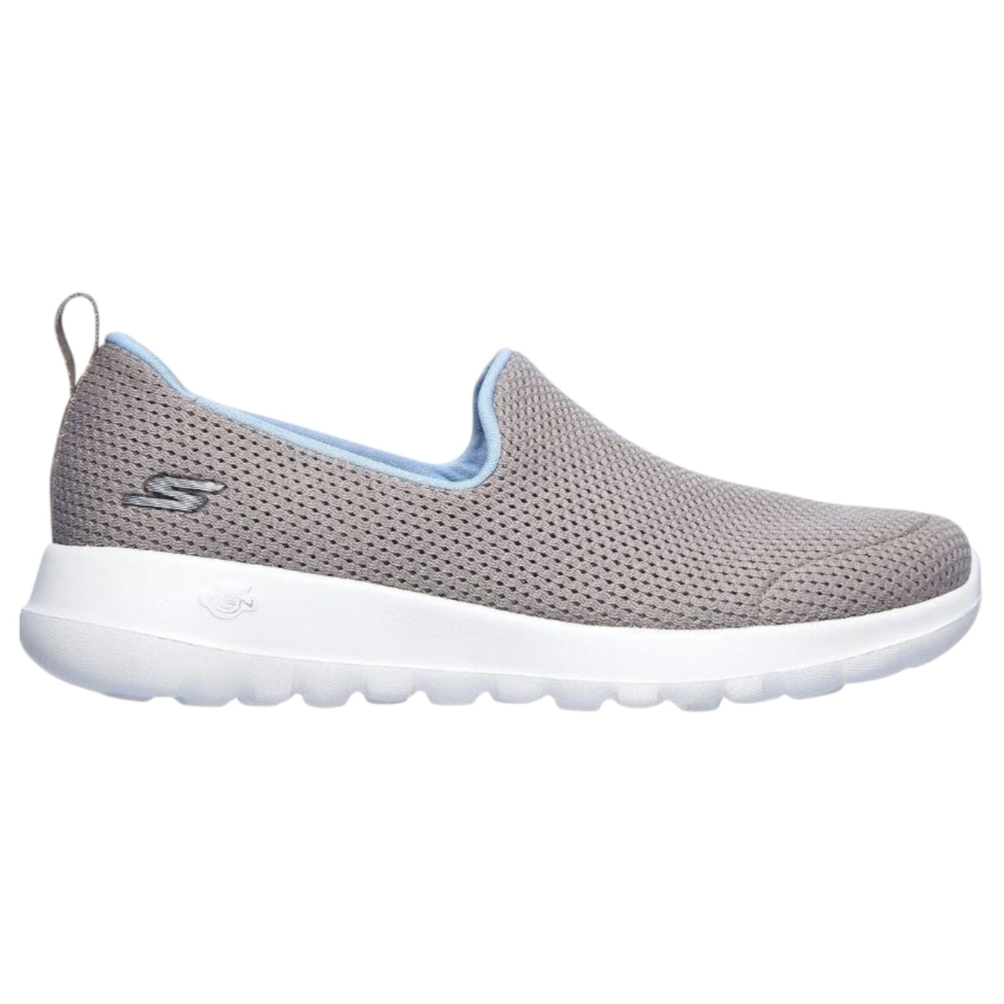 Womens Skechers Go Walk Flex - Striking Look Athletic Shoes Taupe/Blue
