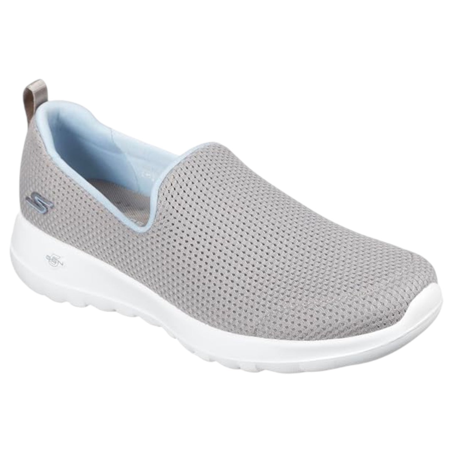 Womens Skechers Go Walk Flex - Striking Look Athletic Shoes Taupe/Blue