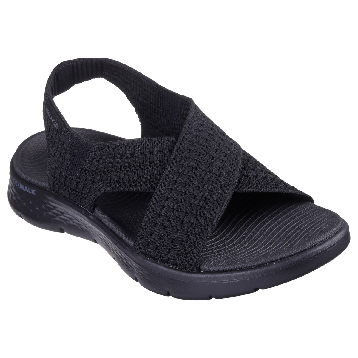 Womens Skechers GO Walk Flex Sandal Black