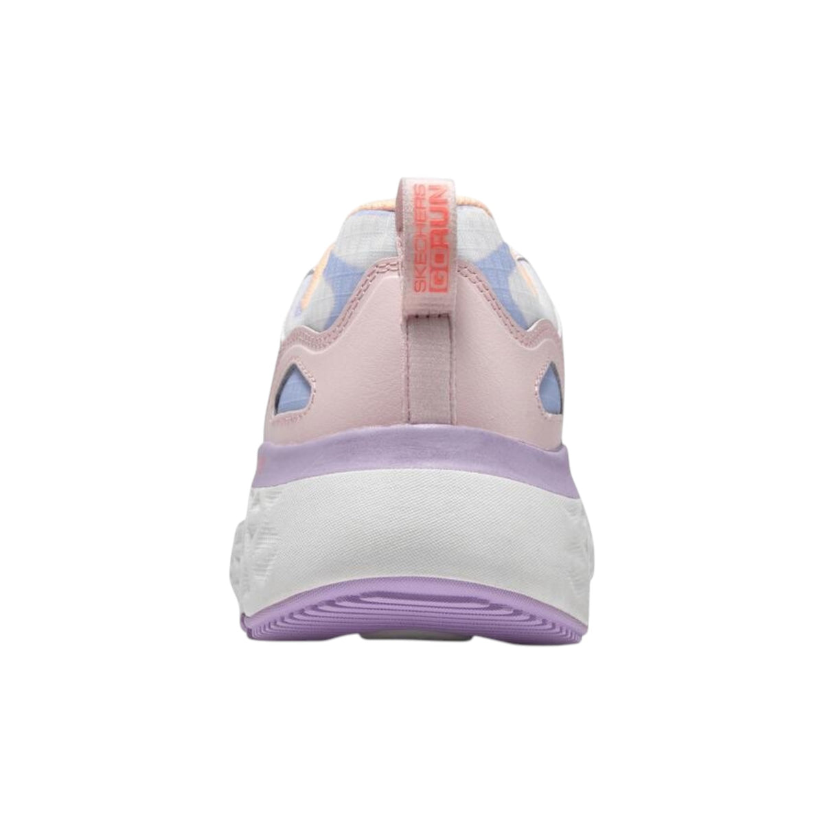 Womens Skechers Max Cushioning Delta White/ Pink Athletic Shoes