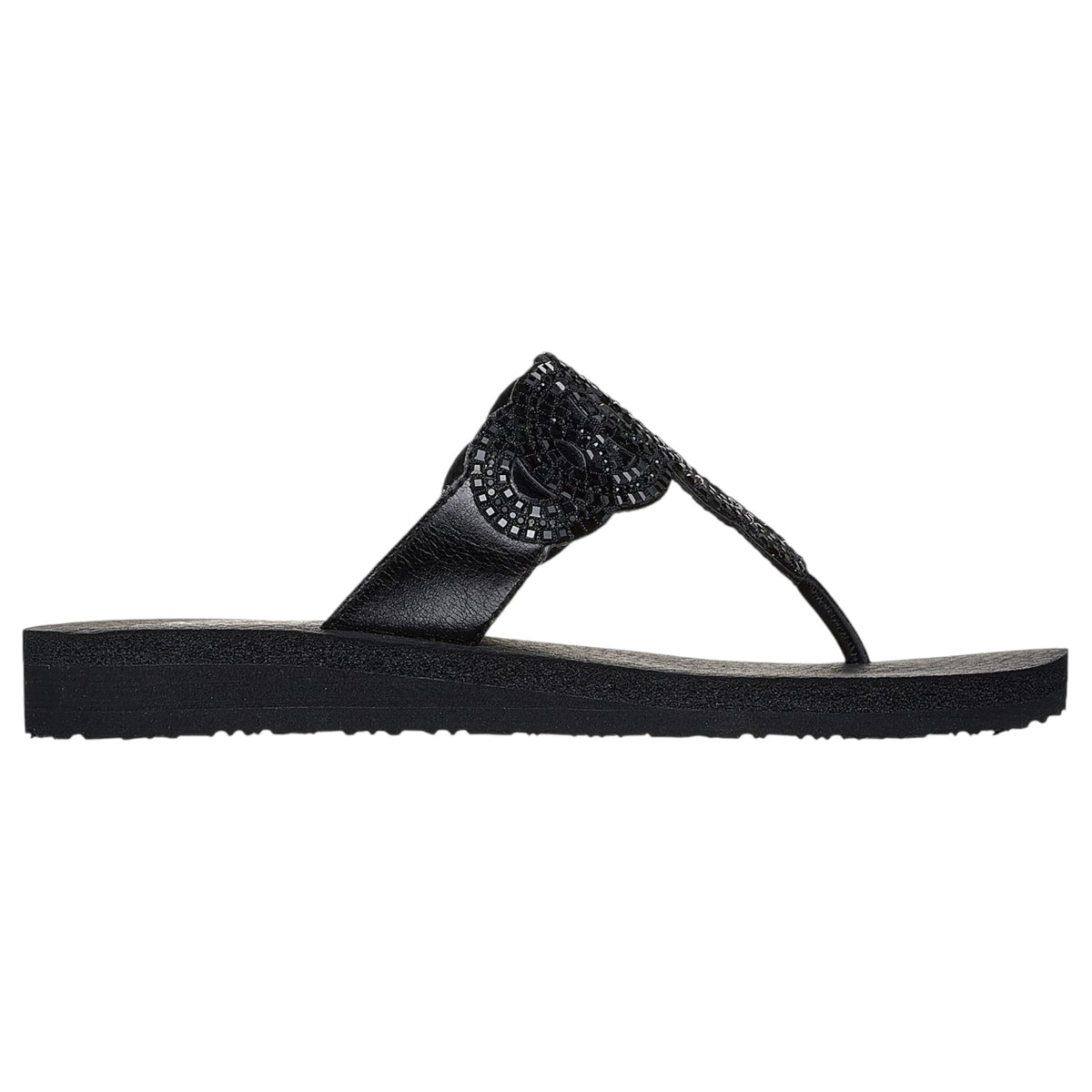 Women Skechers Meditation - Limitless Glamour Sandal Black