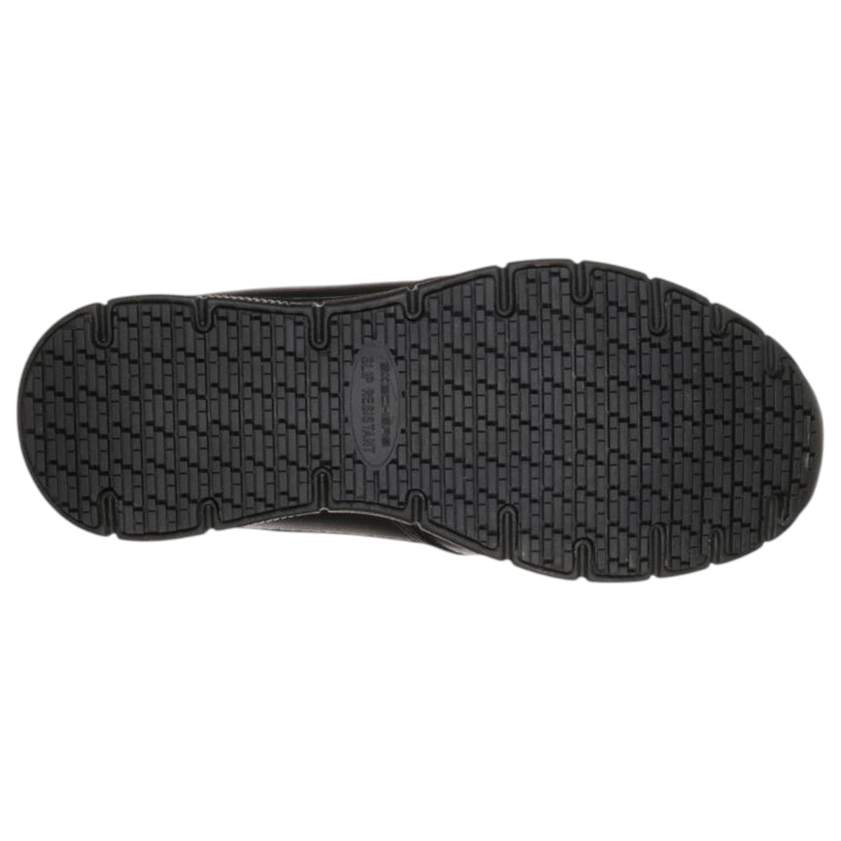 Womens Skechers Nampa - Annod Slip Resistant Wide Fit Shoes Black