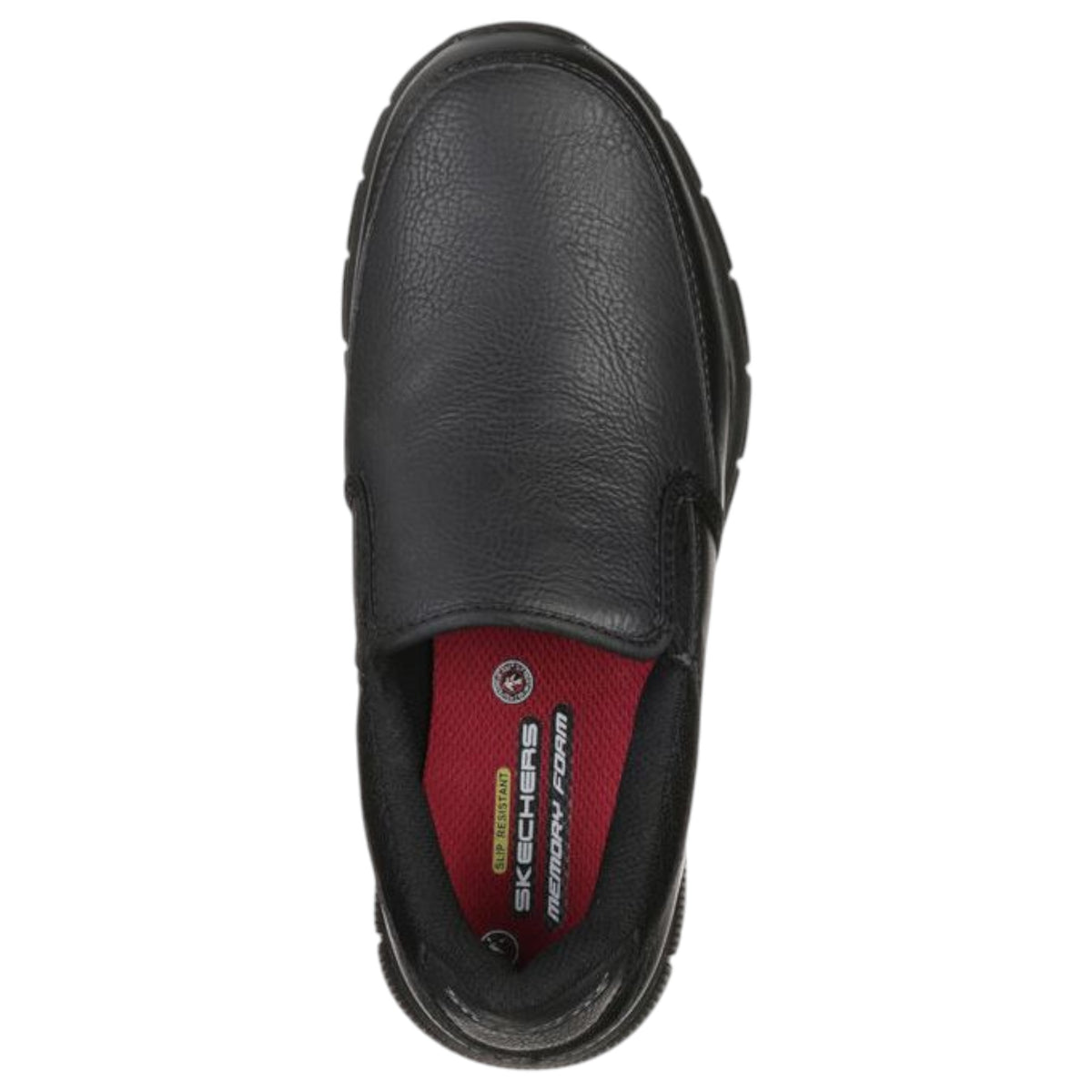 Womens Skechers Nampa - Annod Slip Resistant Wide Fit Shoes Black