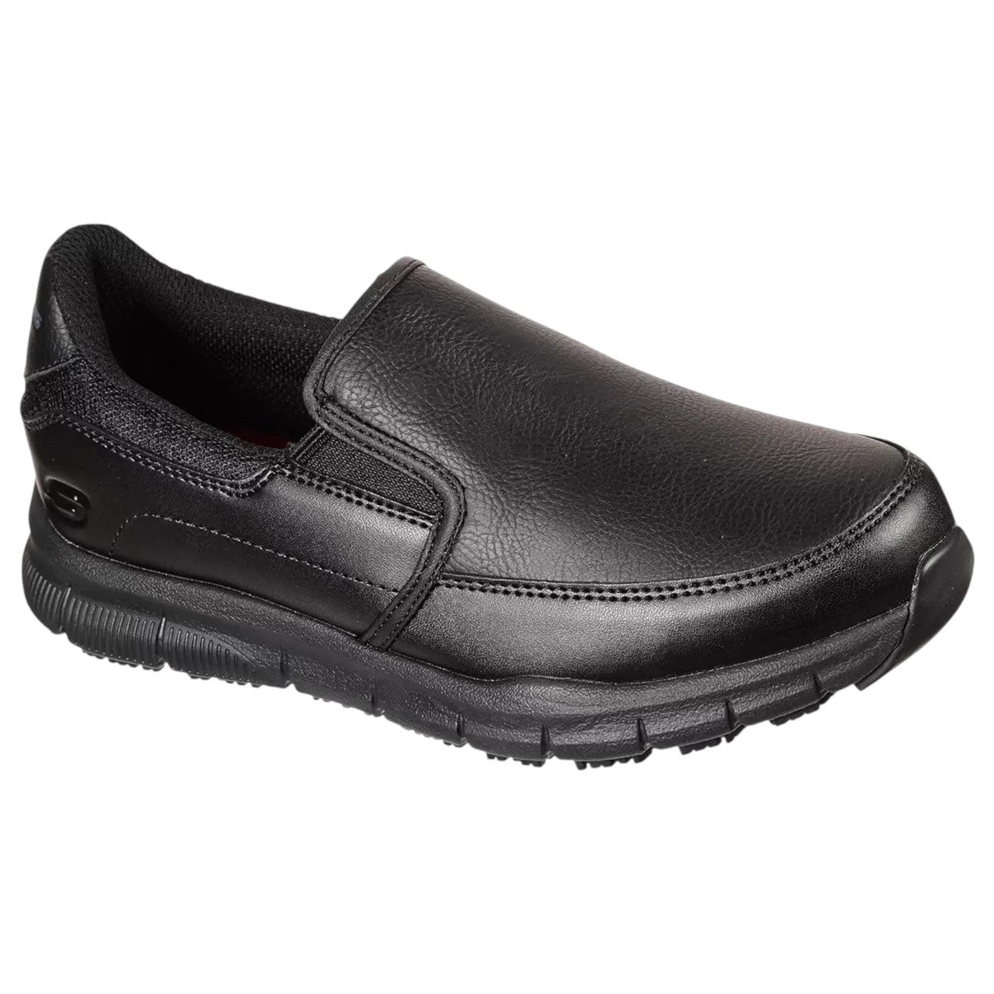 Womens Skechers Nampa - Annod Slip Resistant Shoes Black