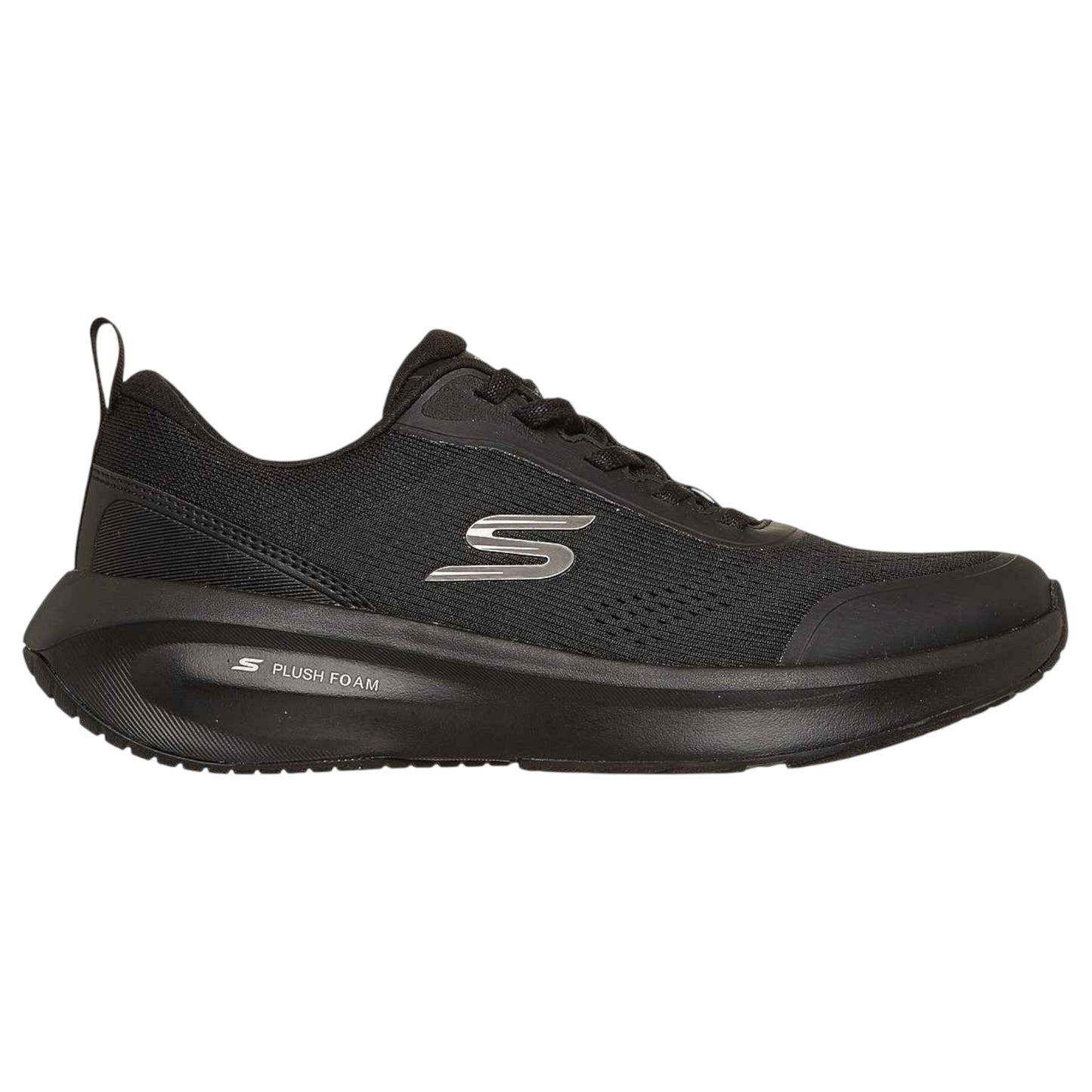 Womens Skechers Plush Foam Athletic Shoes Black