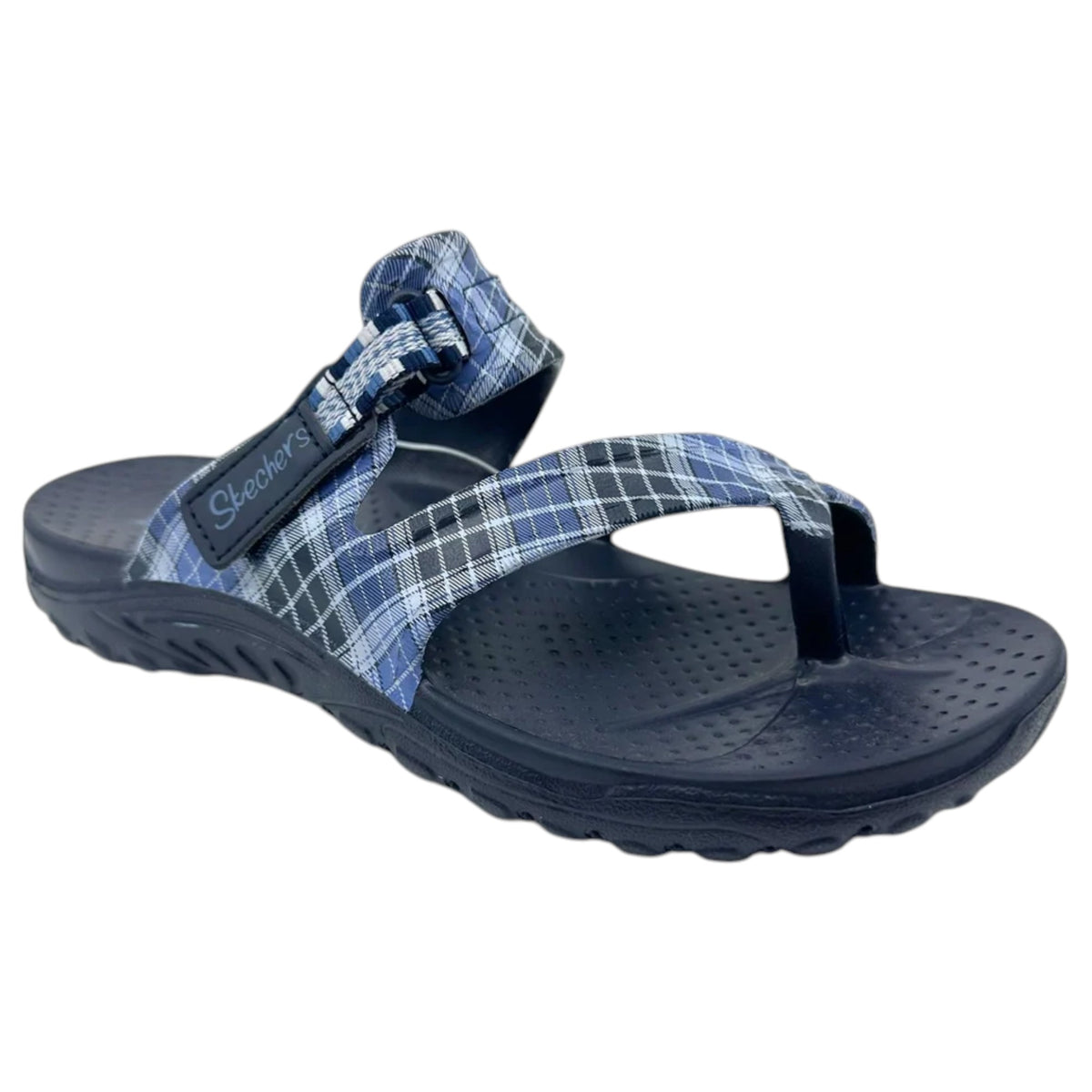 Women Skechers Reggae Sandal Navy/White
