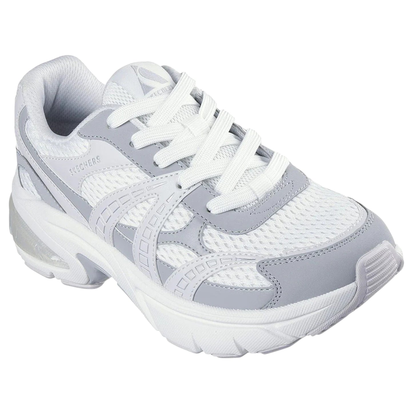 Womens Skechers Skechers Shadow - Stellar Og Athletic Shoes White/Grey