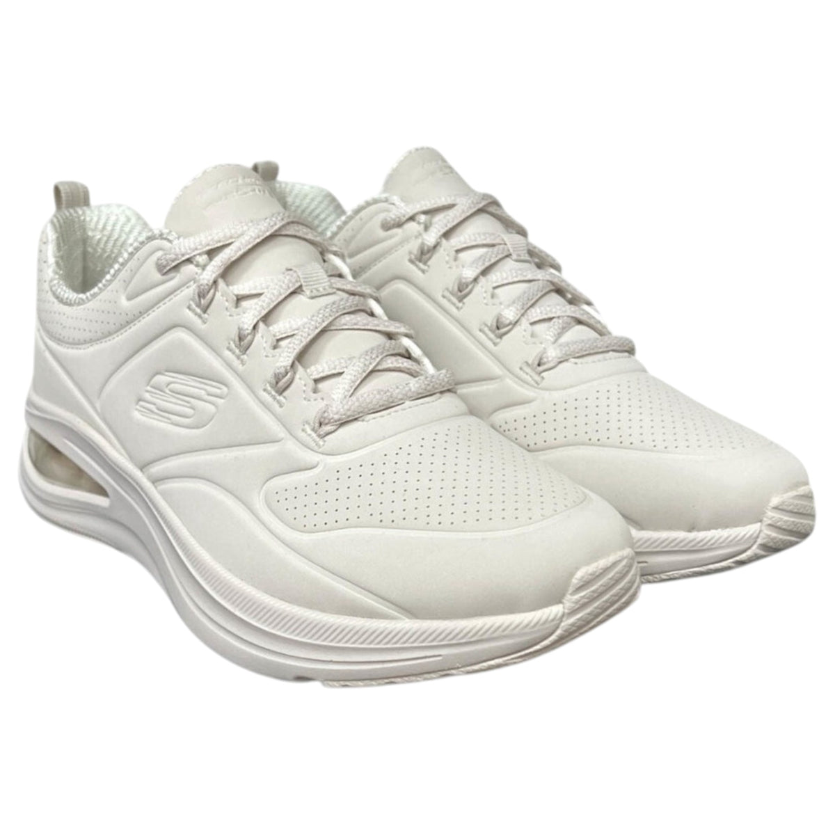 Womens Skechers Skech-Air Meta Shoes Off White