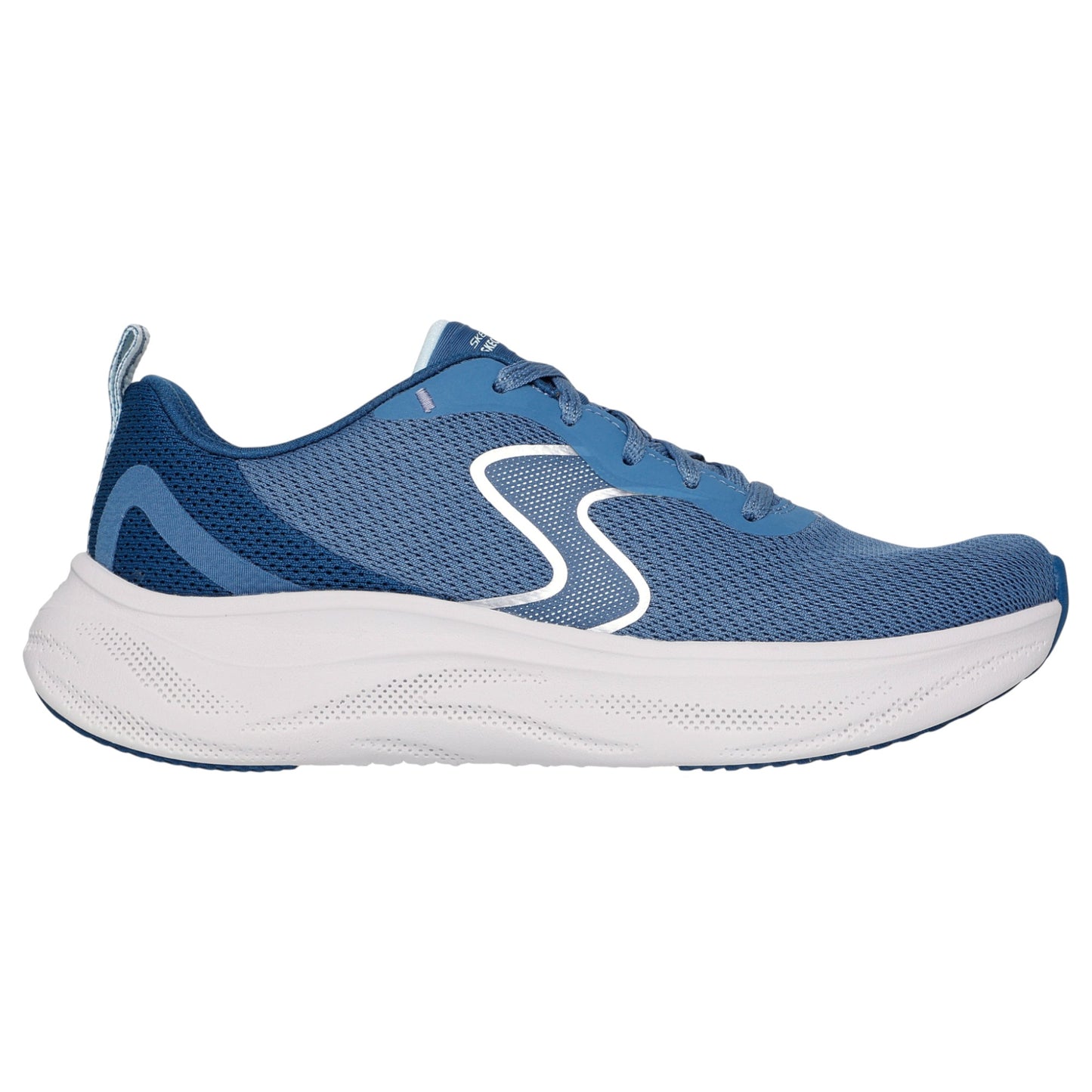Womens Skechers Skech Cloud Athletic Shoes Blue/Navy