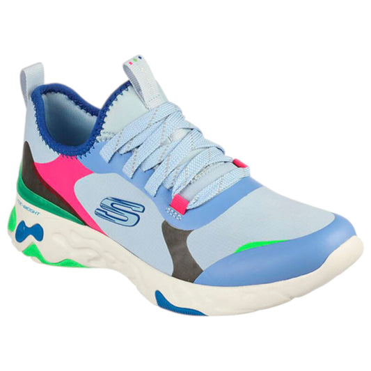 Womens Skechers Eclipse-Stride Bright Shoes White / Multi