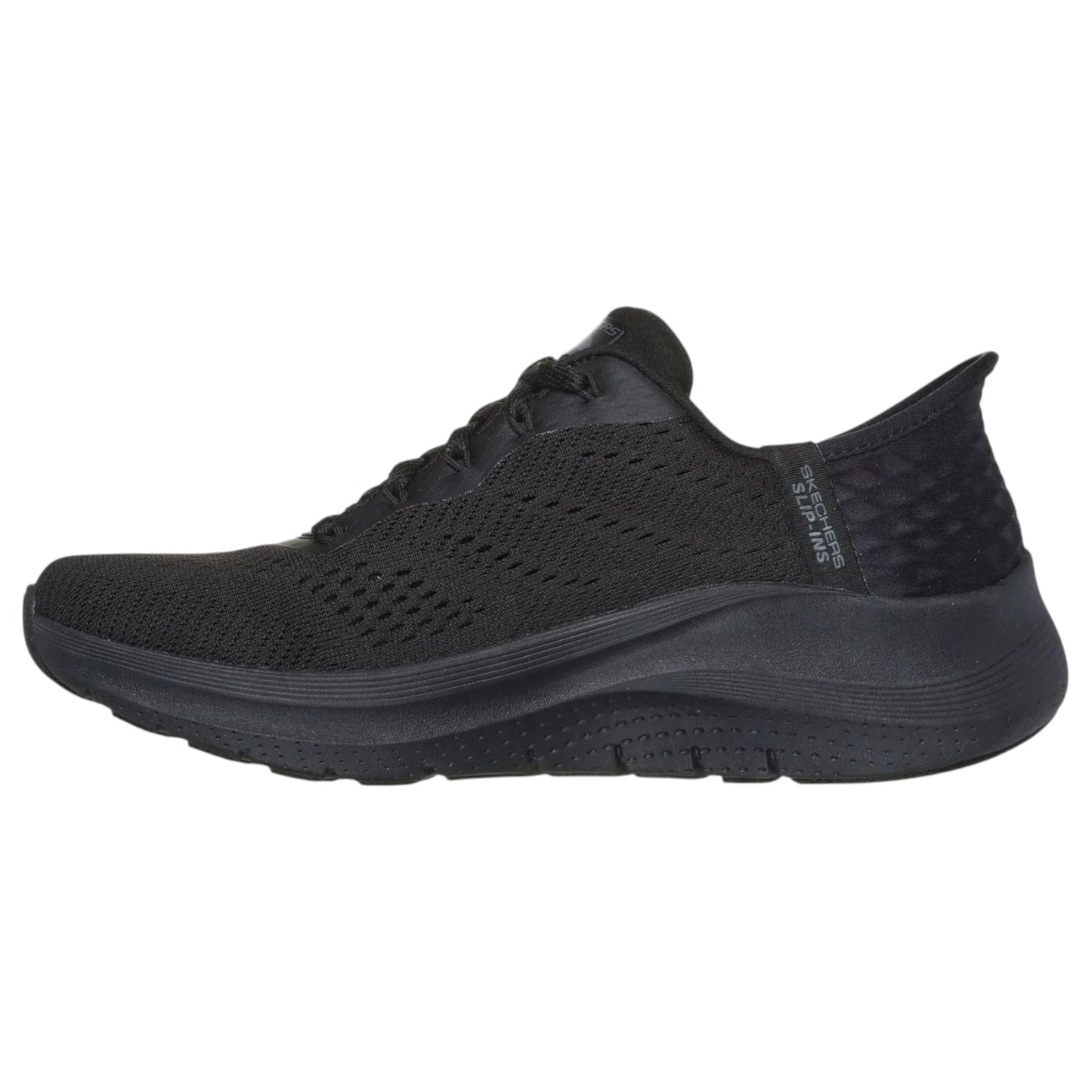 Womens Skechers Arch Fit 2.0 - Easy Chic Wide Fit Shoes Black