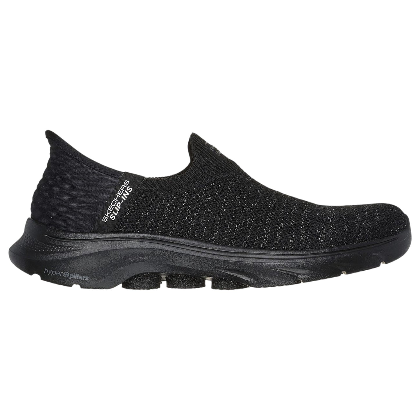 Womens Skechers Go Walk 7 - Springtime Shoes Black