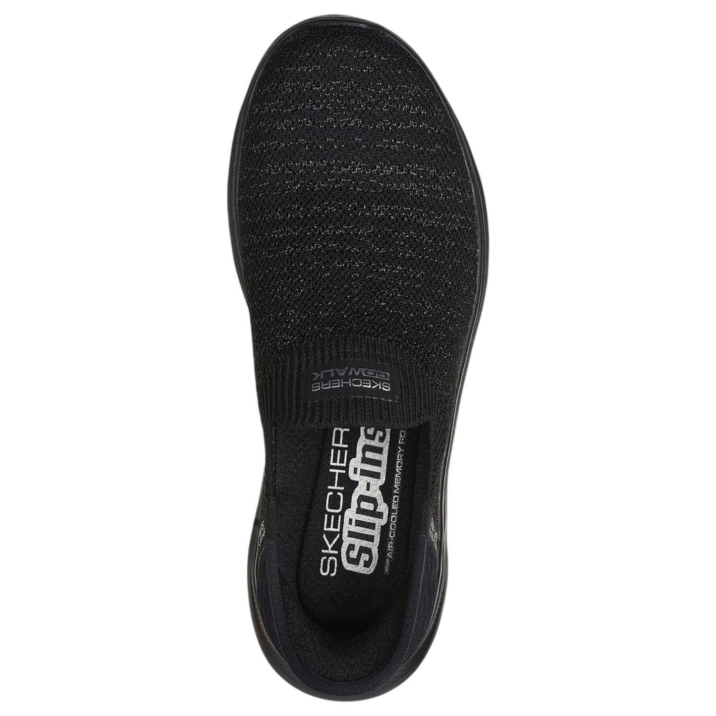 Womens Skechers Go Walk 7 - Springtime Shoes Black