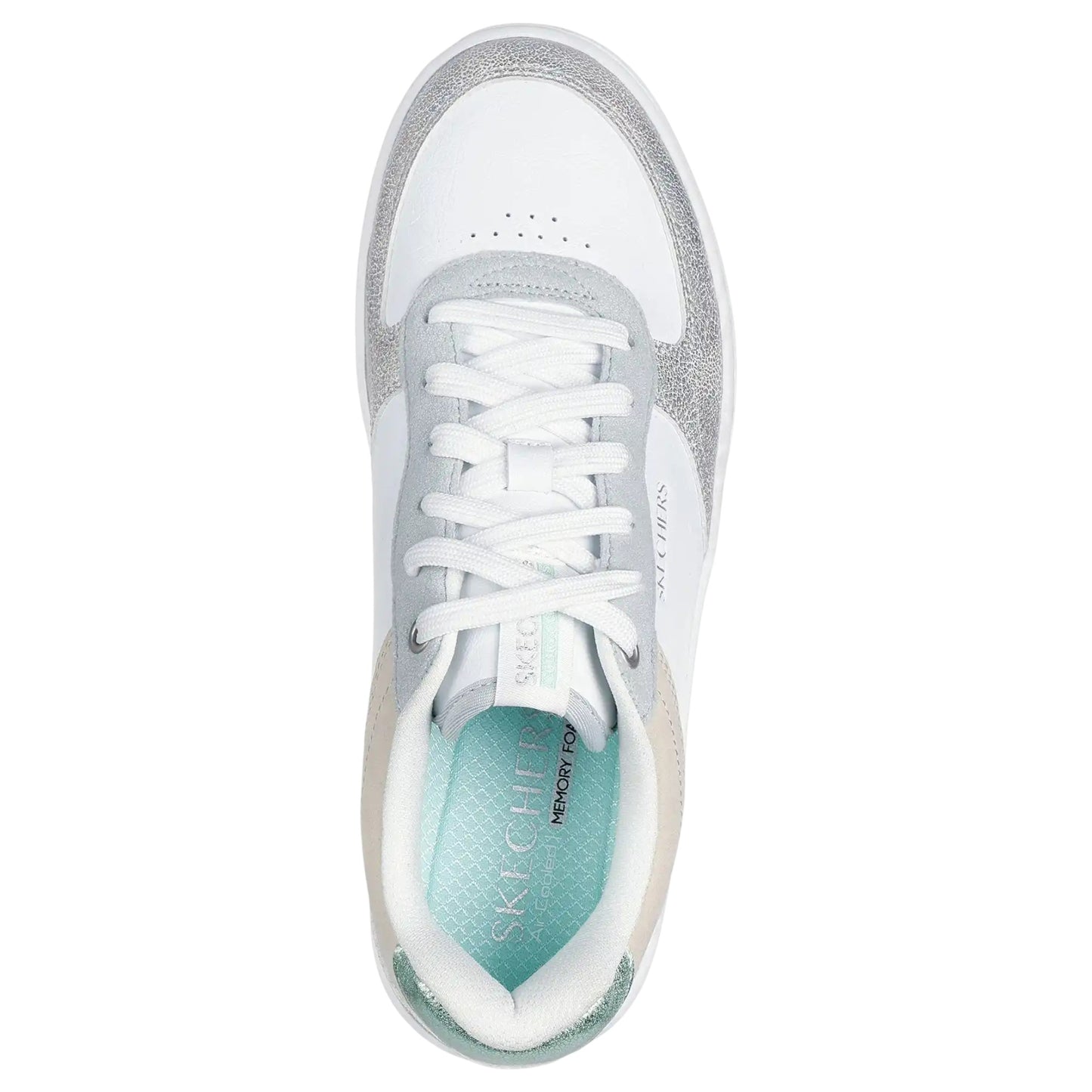 Womens Skechers Sport Court 2.0 - Pretty Factor Athletic Shoes White