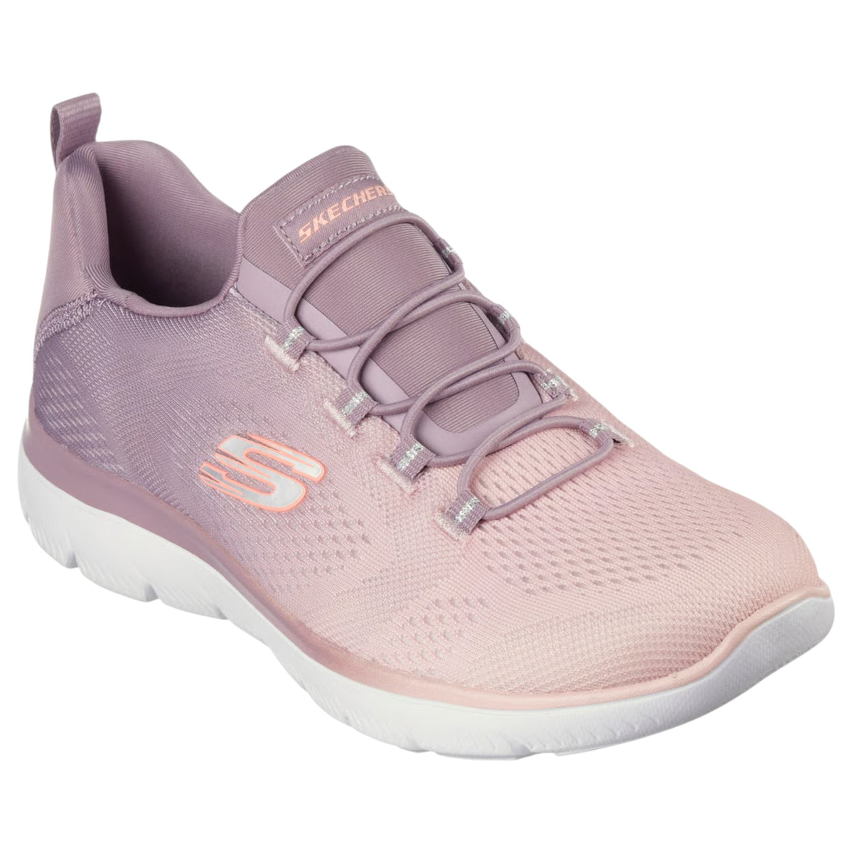 Womens Skechers Summits - Bright Charmer Light Mauve Athletic Shoes