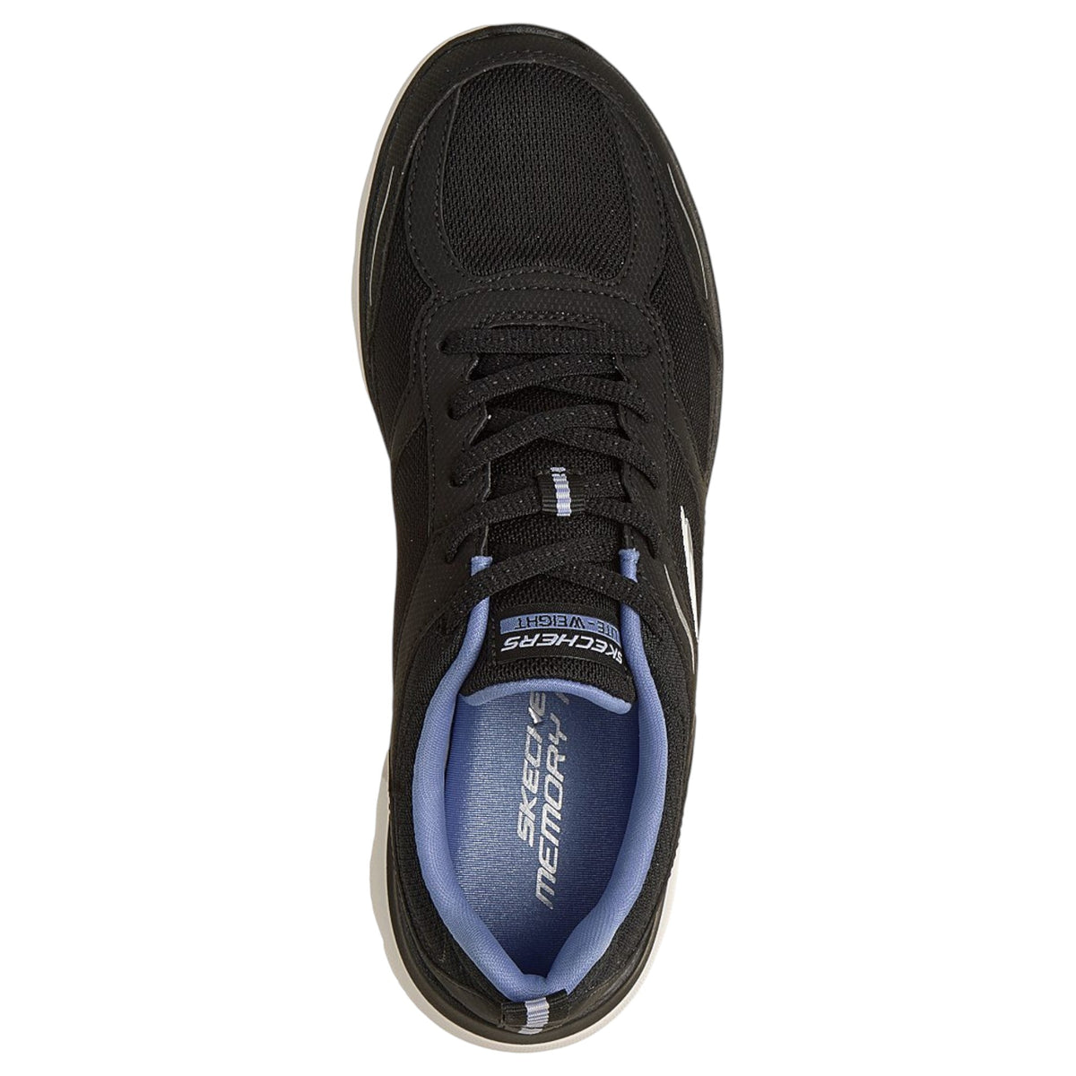Womens Skechers Summits - True Flow Shoes Black/Blue