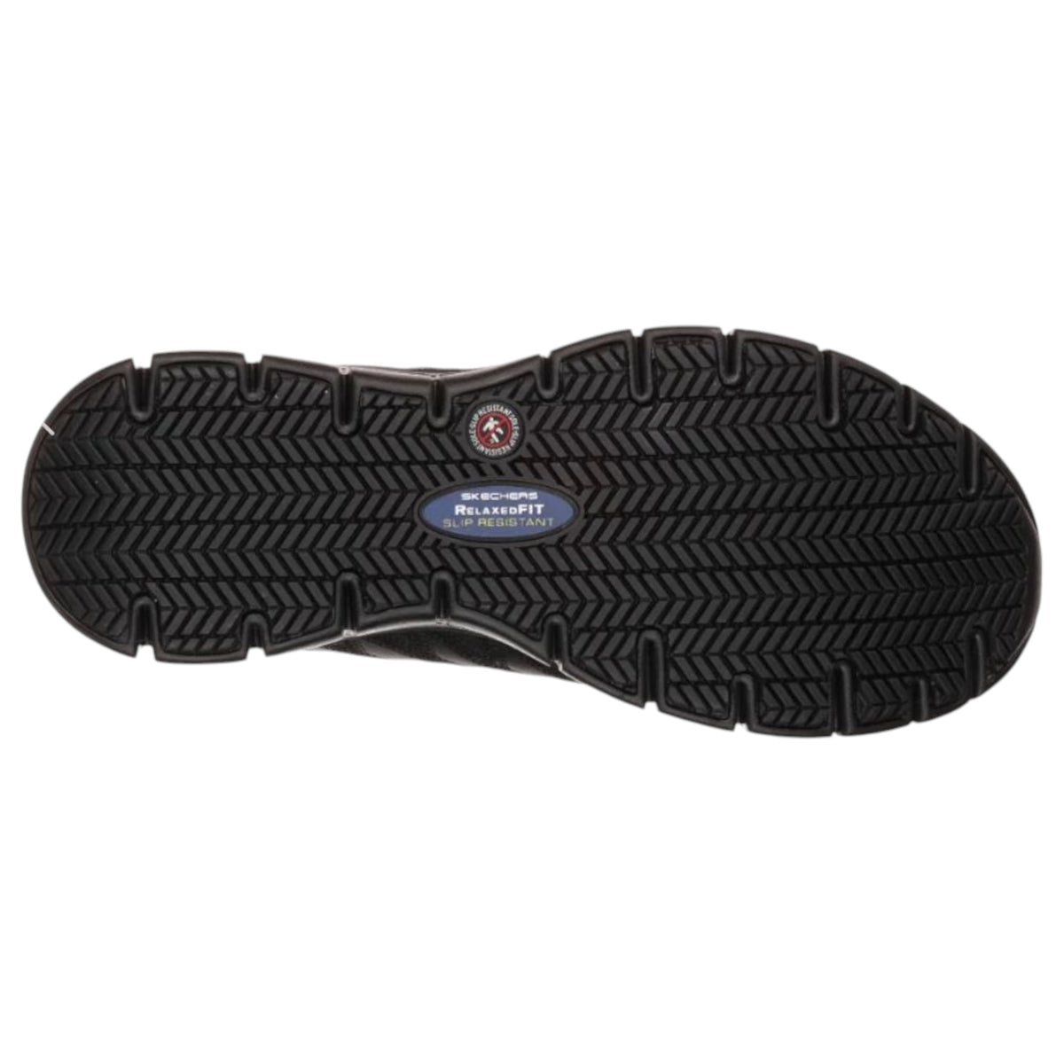 Womens Skechers Work Sure Track - Erath Shoes Black