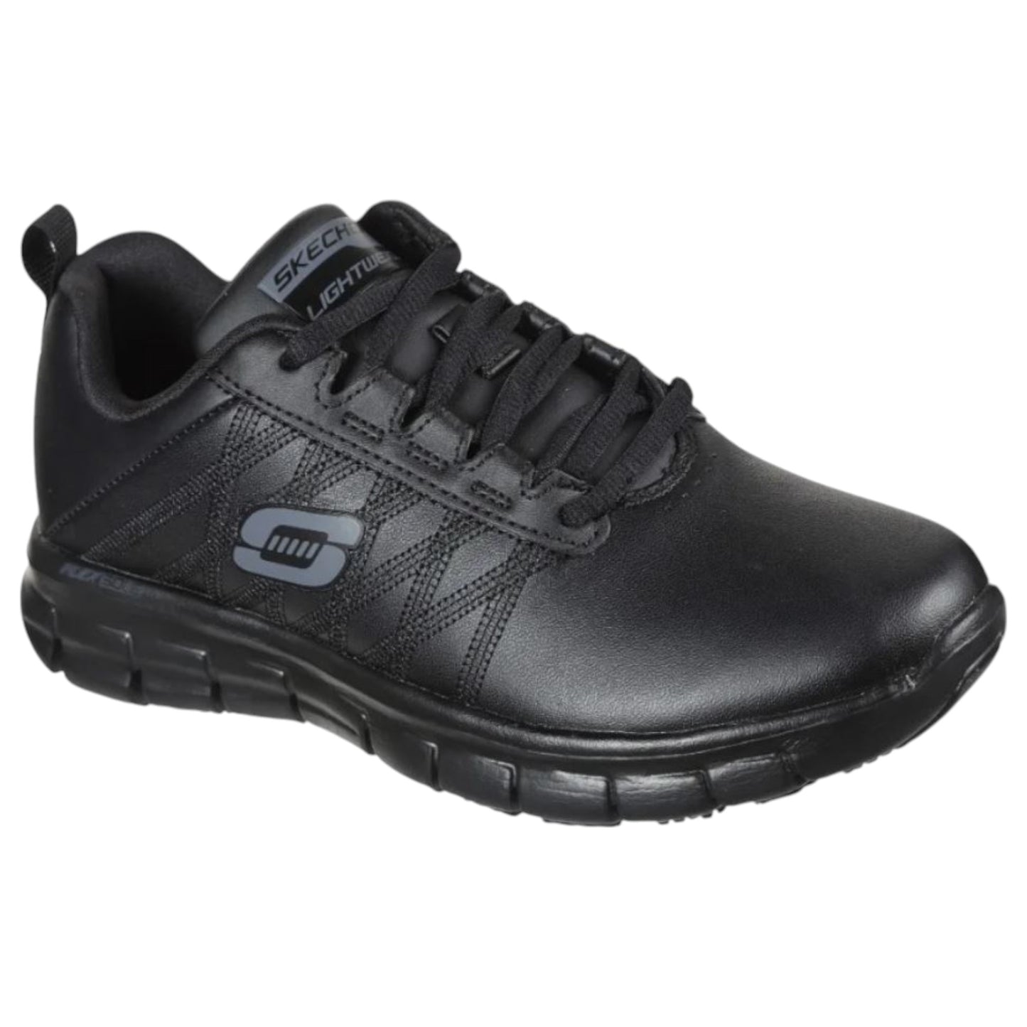 Womens Skechers Work Sure Track - Erath Shoes Black