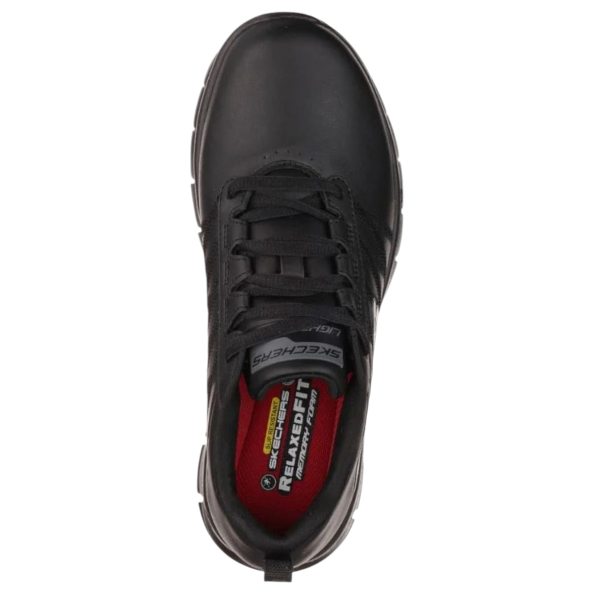 Womens Skechers Work Sure Track - Erath Shoes Black