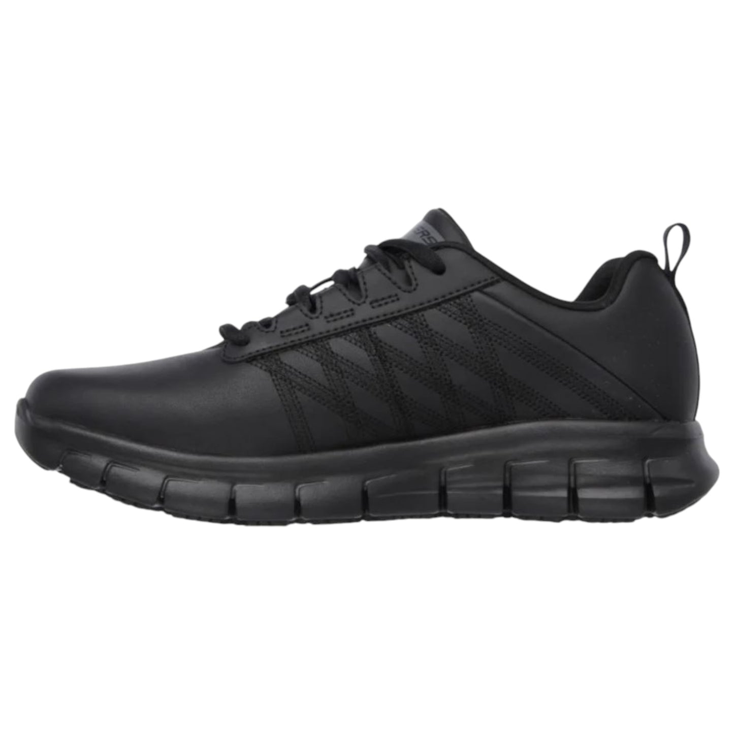 Womens Skechers Work Sure Track - Erath Shoes Black