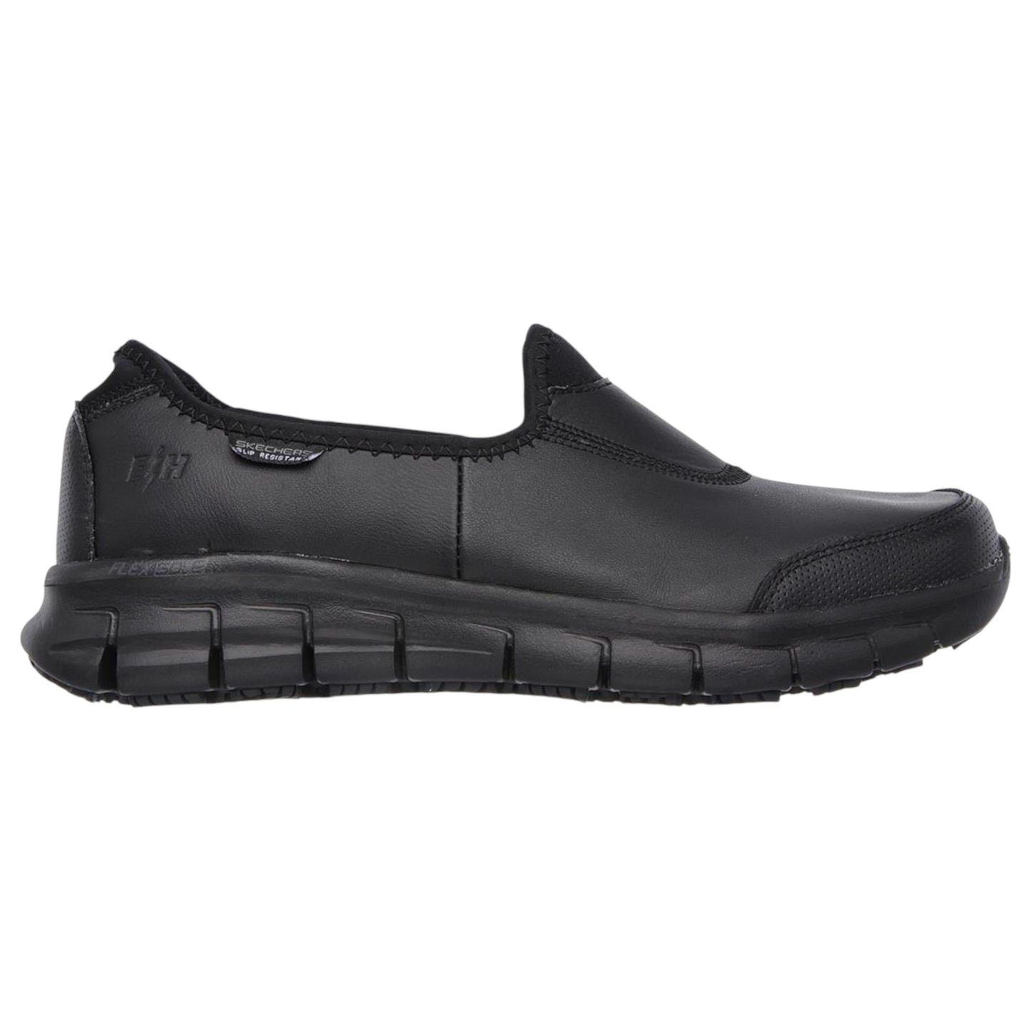 Womens Skechers Work Sure Track Shoes Black/Black