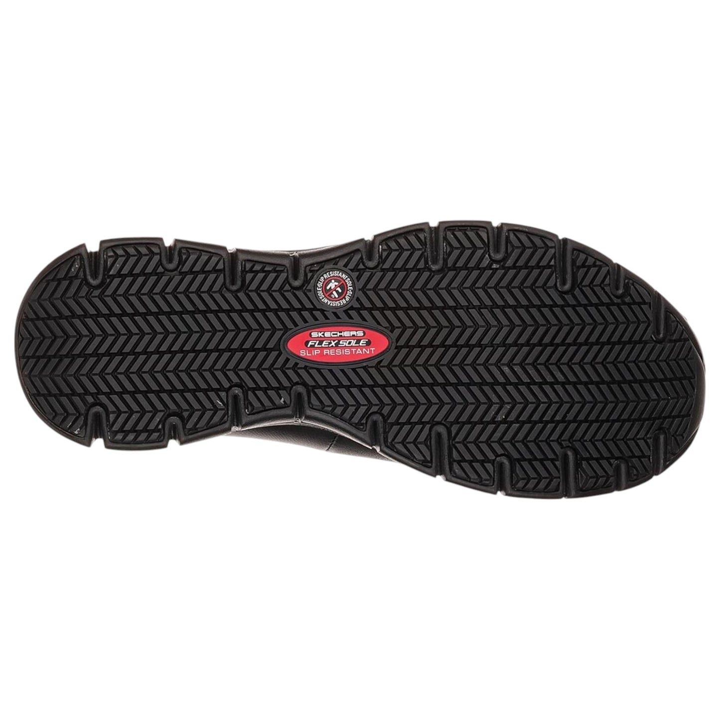Womens Skechers Work Sure Track Shoes Black/Black