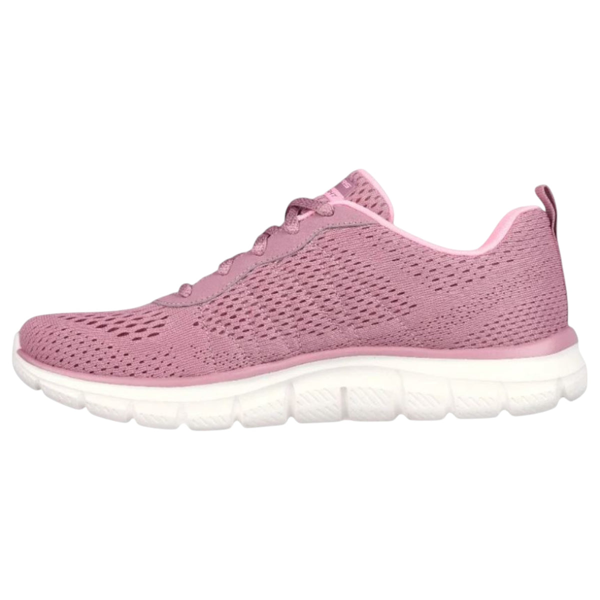 Womens Skechers Track - New Staple Shoes Dark Rose/Pink
